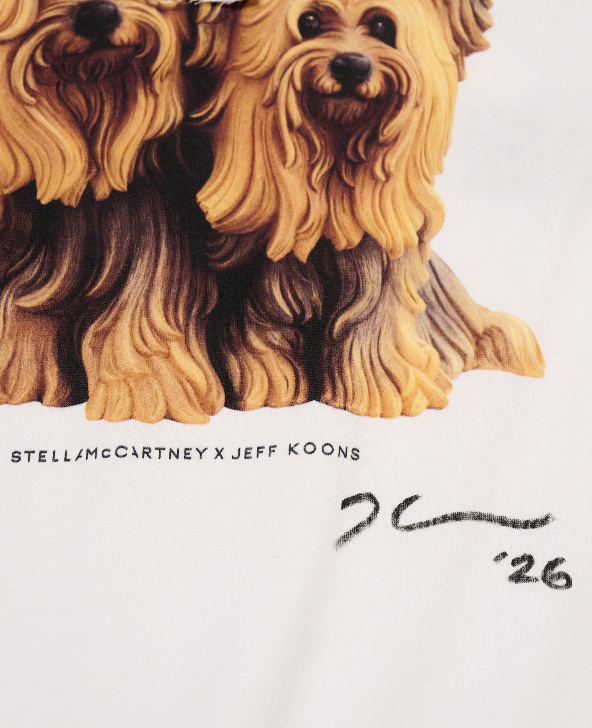 Signed&nbsp;Jeff Koons Doggy Style Tank-White-medium