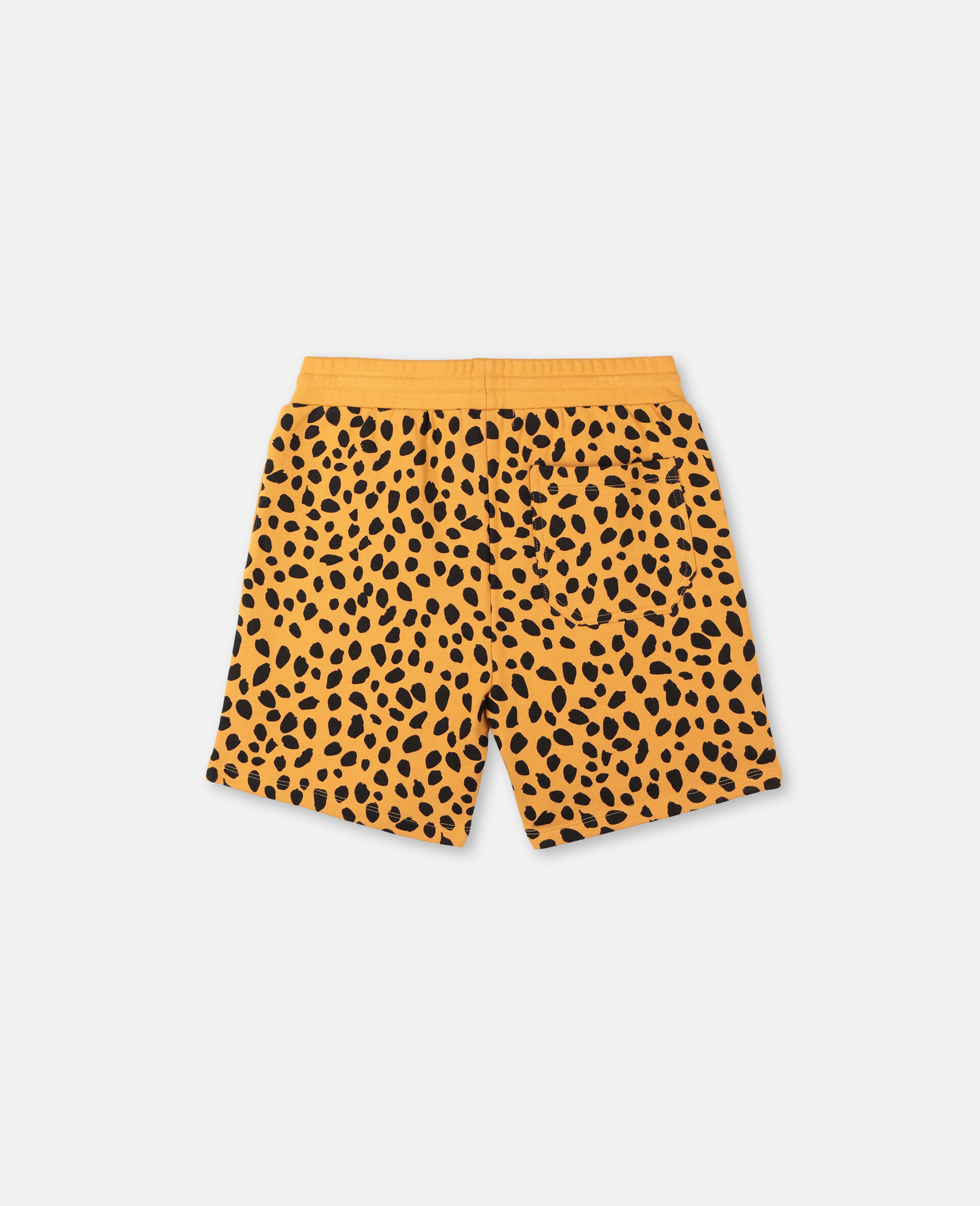 Cheetah Dots Cotton Shorts -Multicolour-large image number 3