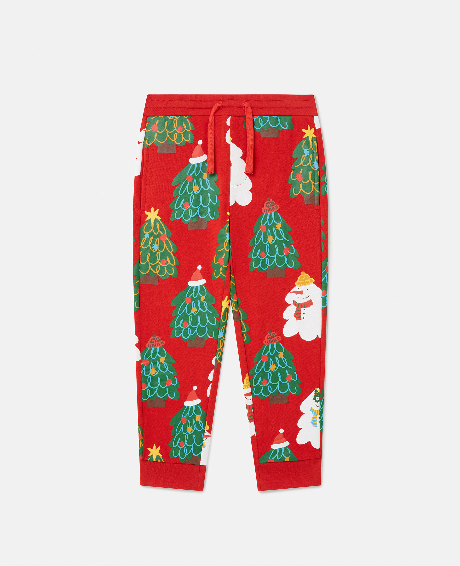 Christmas Tree Pattern Sweatshirt-Red-large image number 0