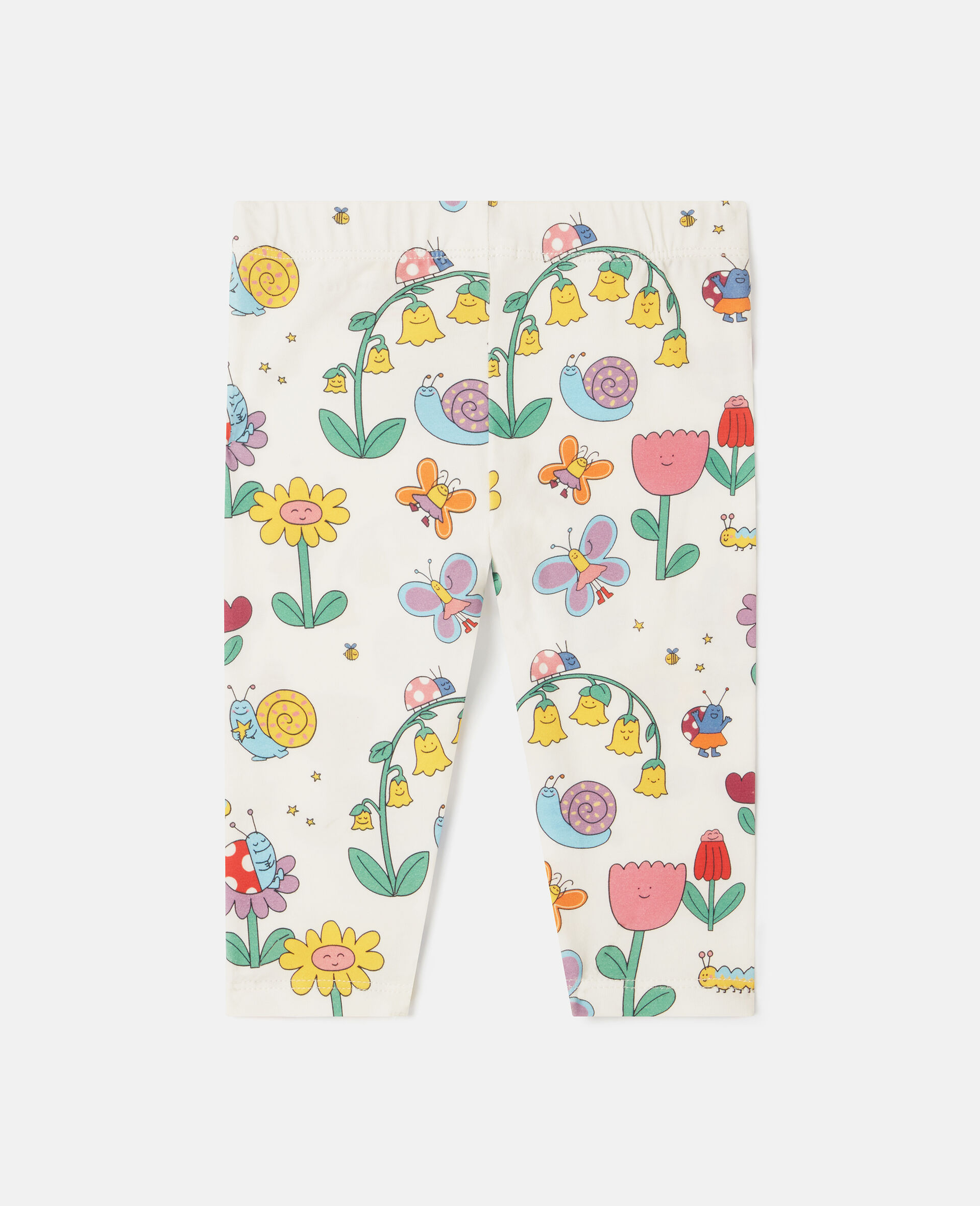Floral Print Leggings-Multicolour-large image number 2
