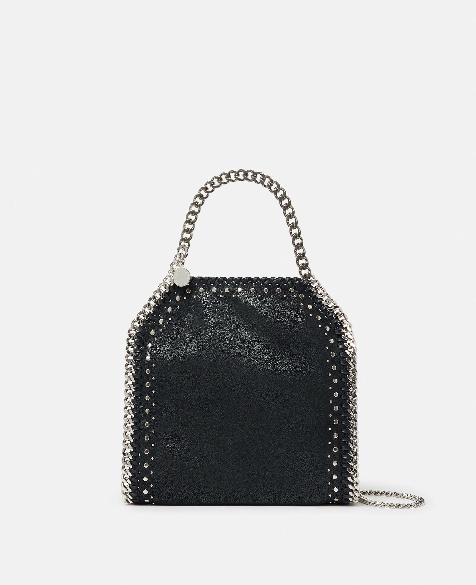 Mini Tote Bag Falabella mit Nieten-Schwarz-large image number 0