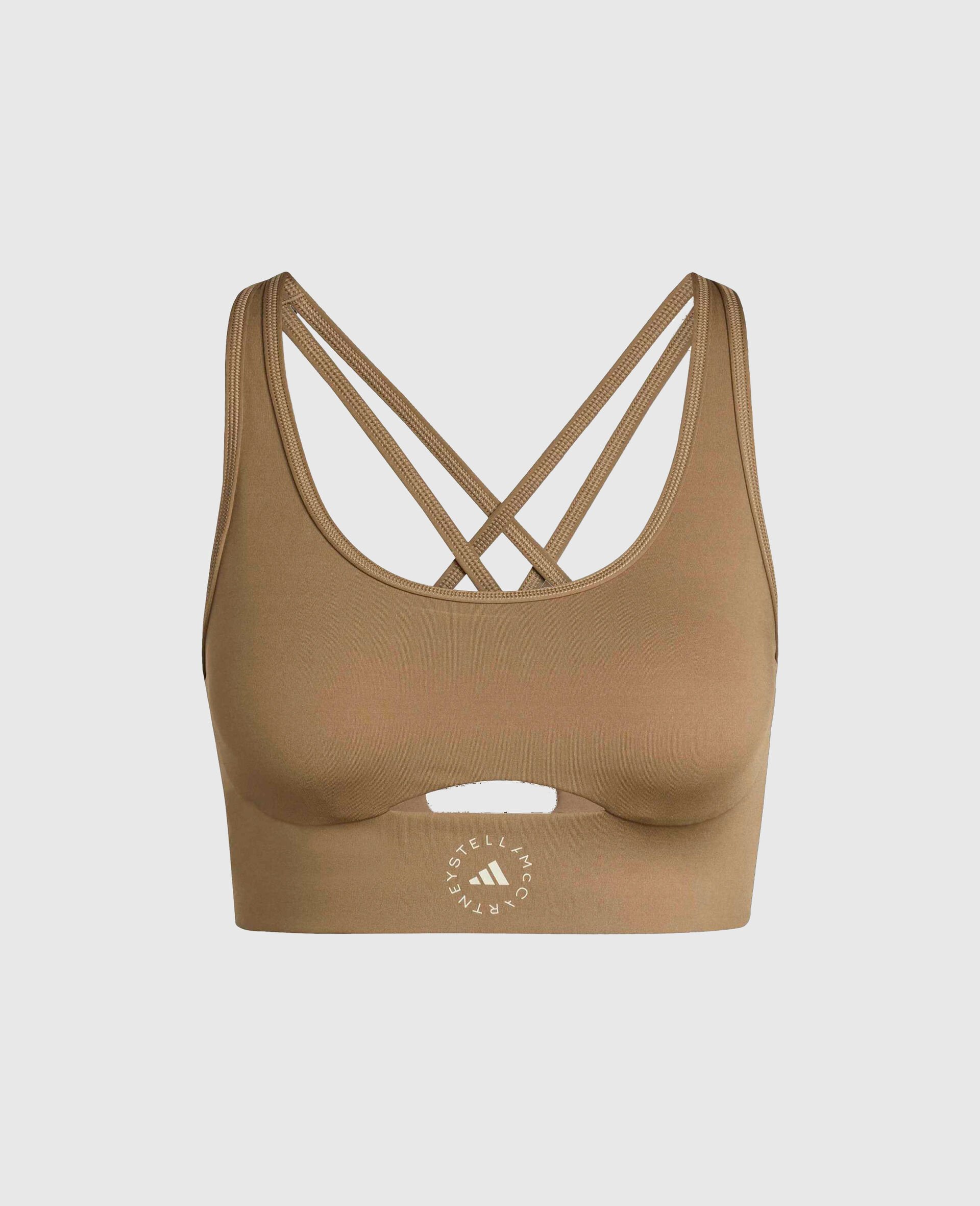 TrueStrength Yoga Bra-Brown-medium