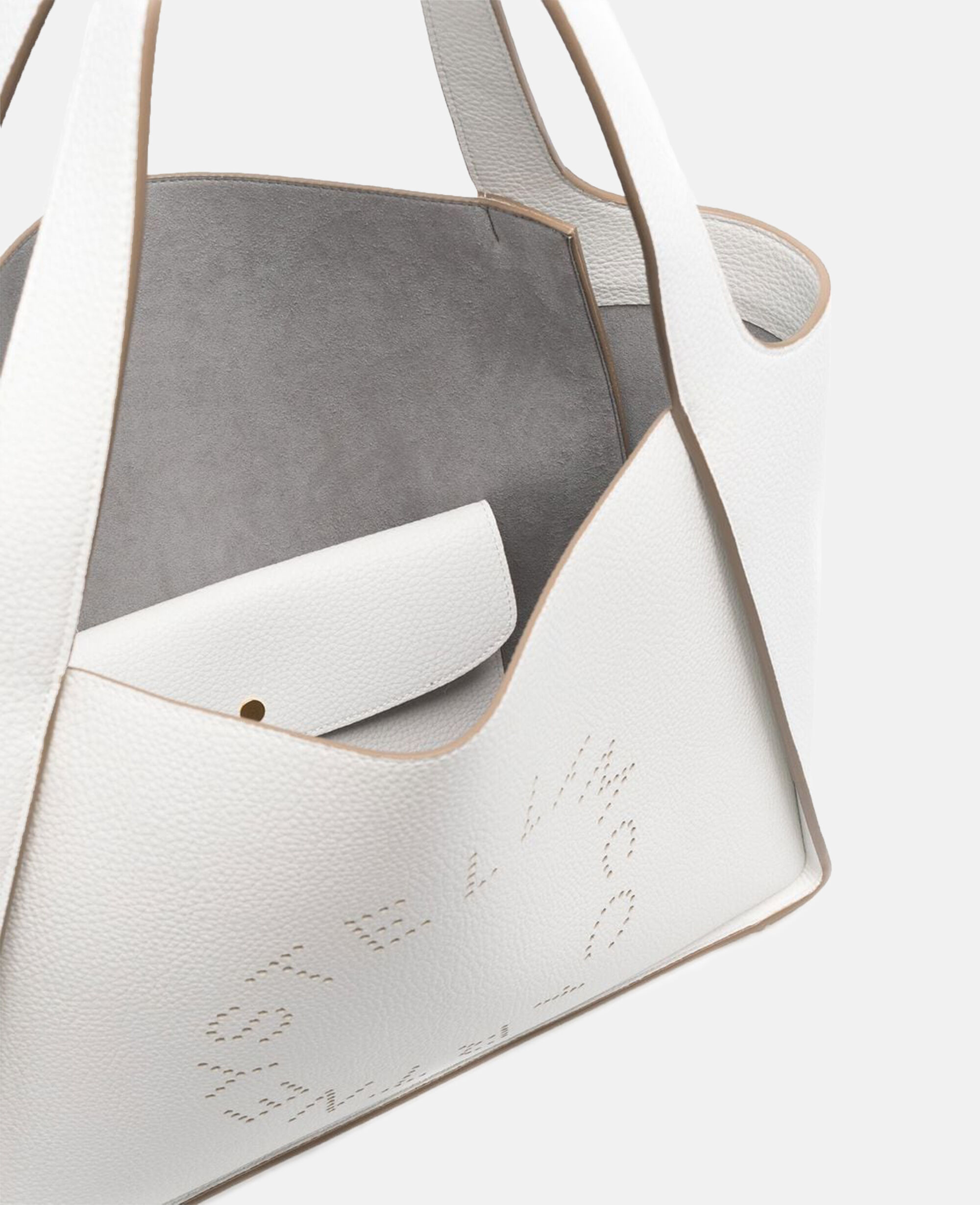 名古屋 限定 HLT DAIRLY LOGO TOTE monotone Women White Logo Large Tote Bag | Stella McCartney ES
