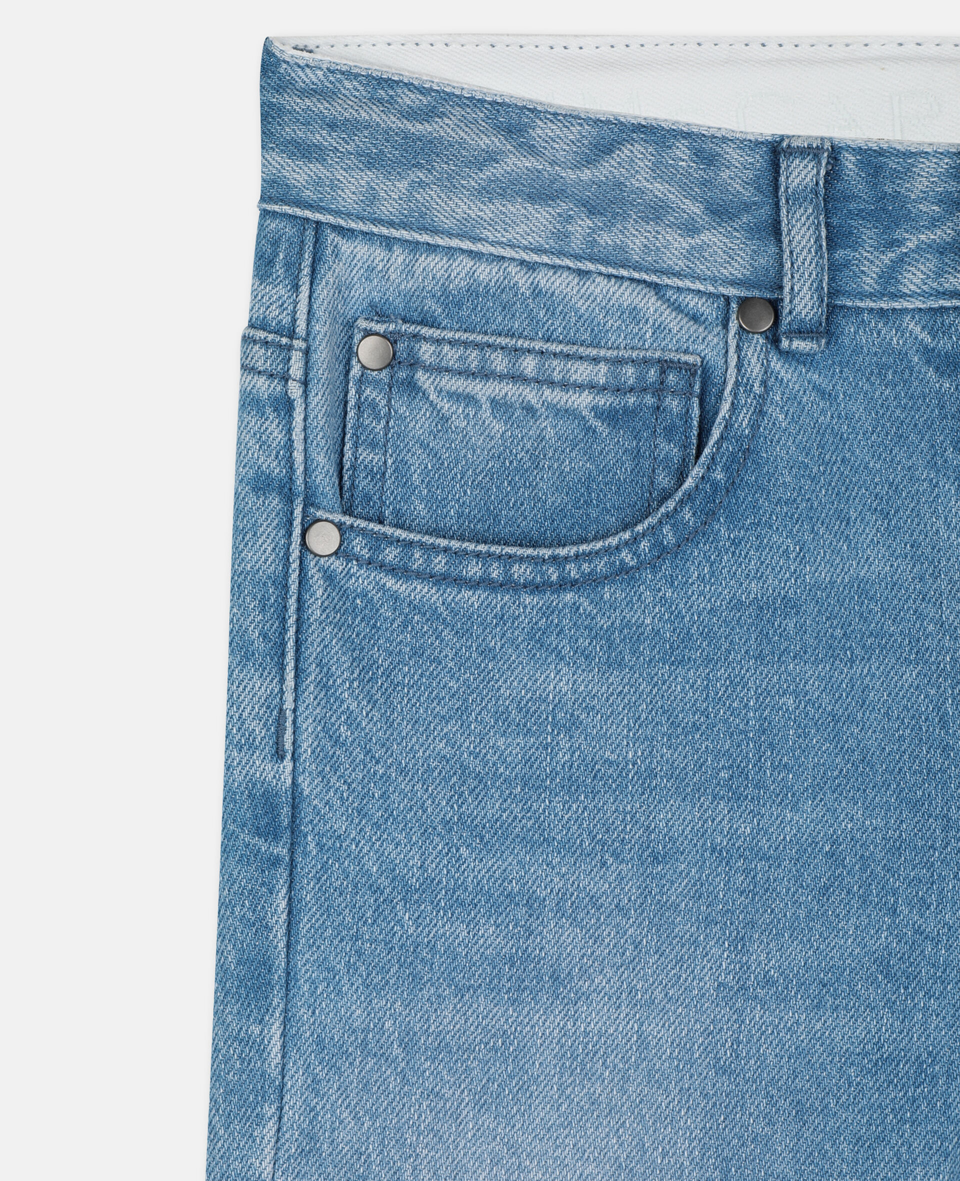 Regular Denim Trousers -Blue-large image number 1