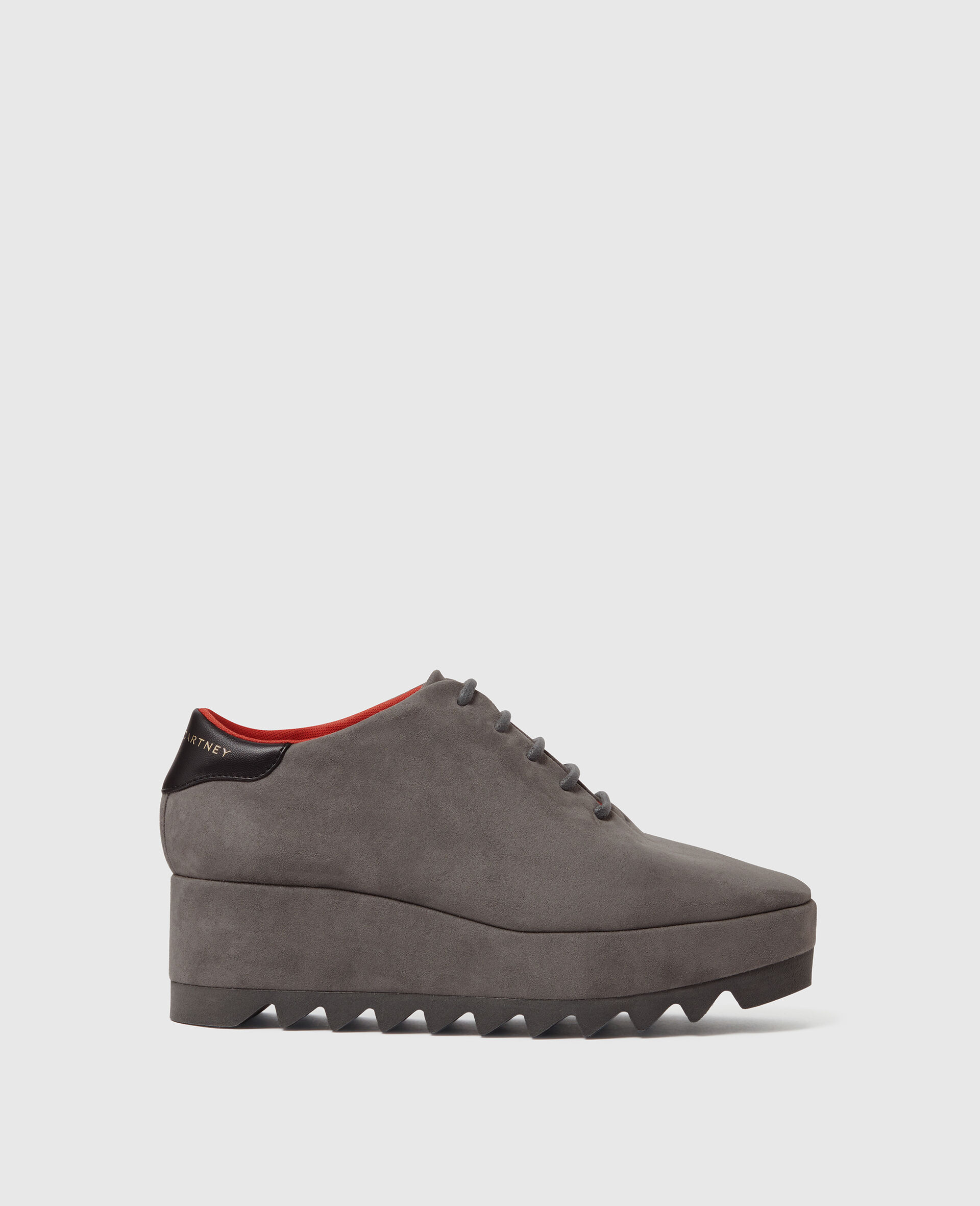 Sneak-Elyse Platform Shoes-Grey-medium