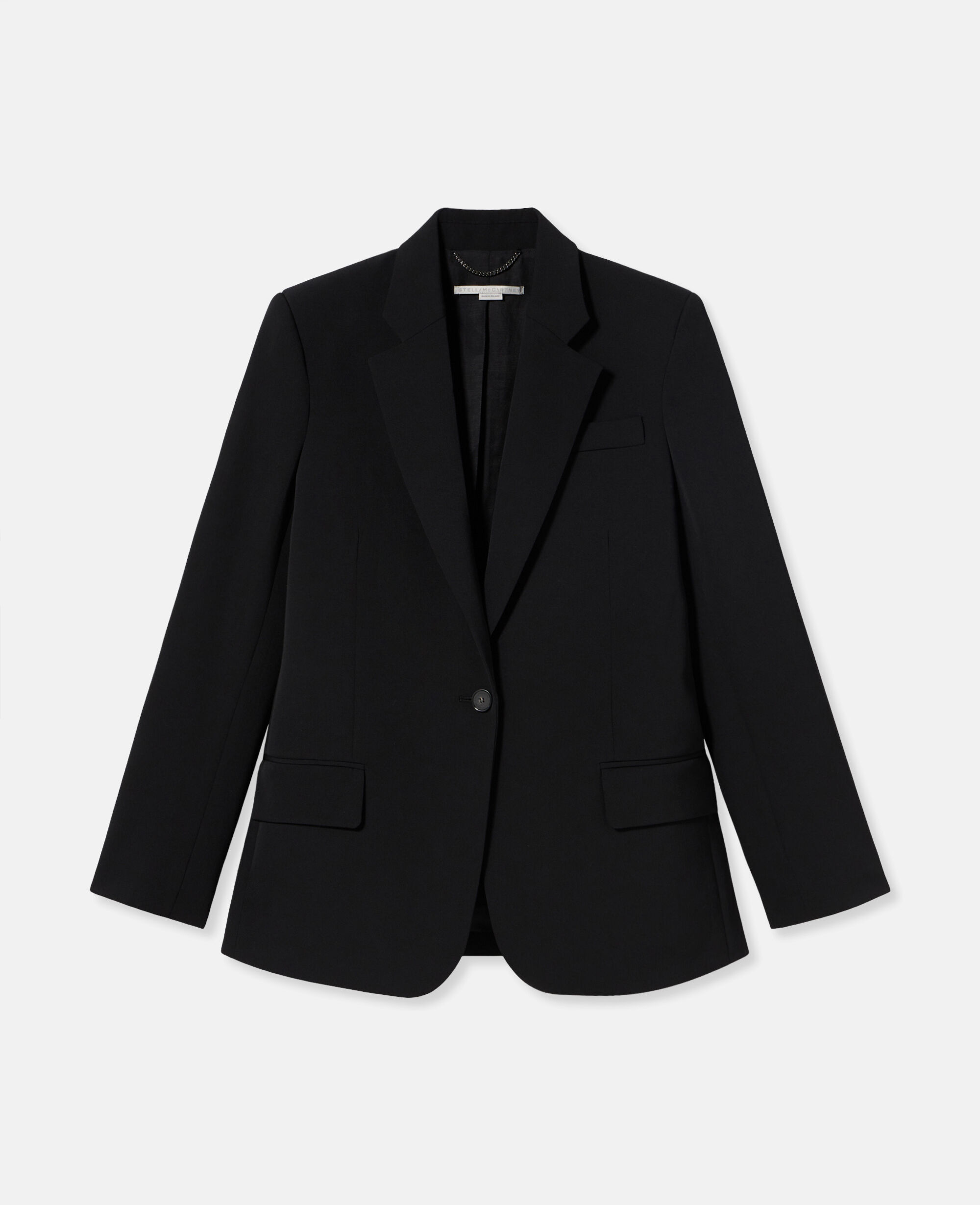 Women Purple Wool Flannel Slim Fit Boyfriend Blazer Stella McCartney IE