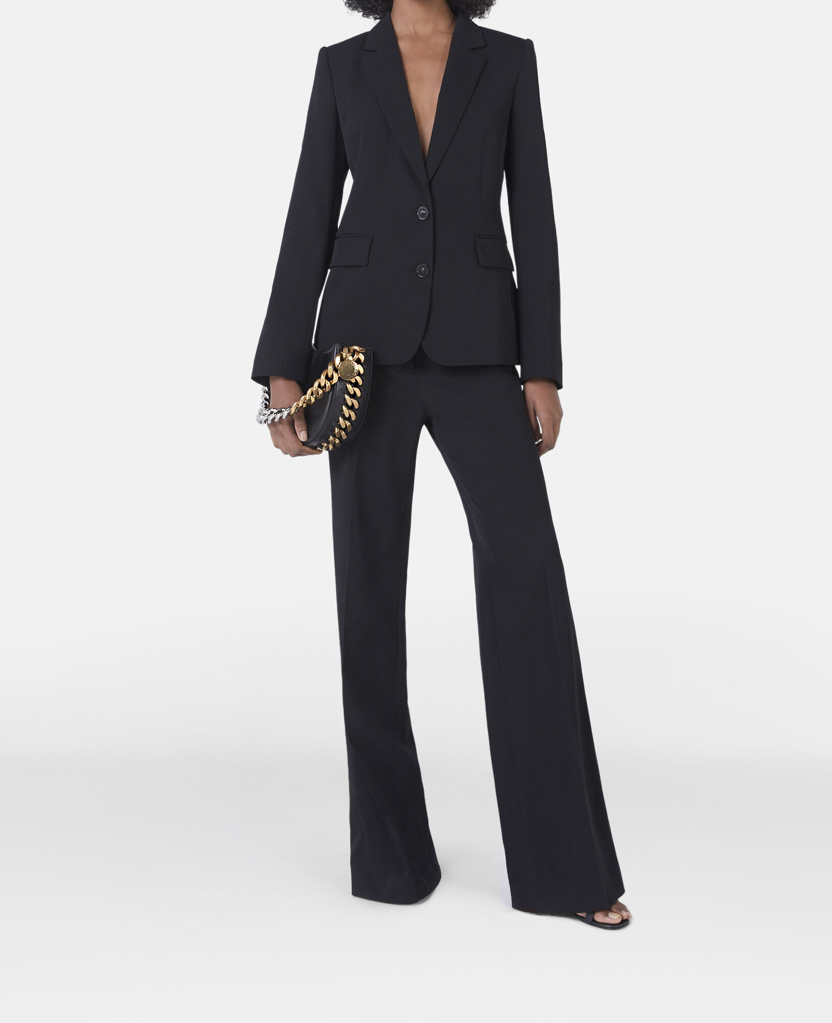 【Stella McCartney】　美品　セットアップスーツ　ブラック38 Stella McCartney - STELLA McCARTNEY 名品ブラックジャケットの