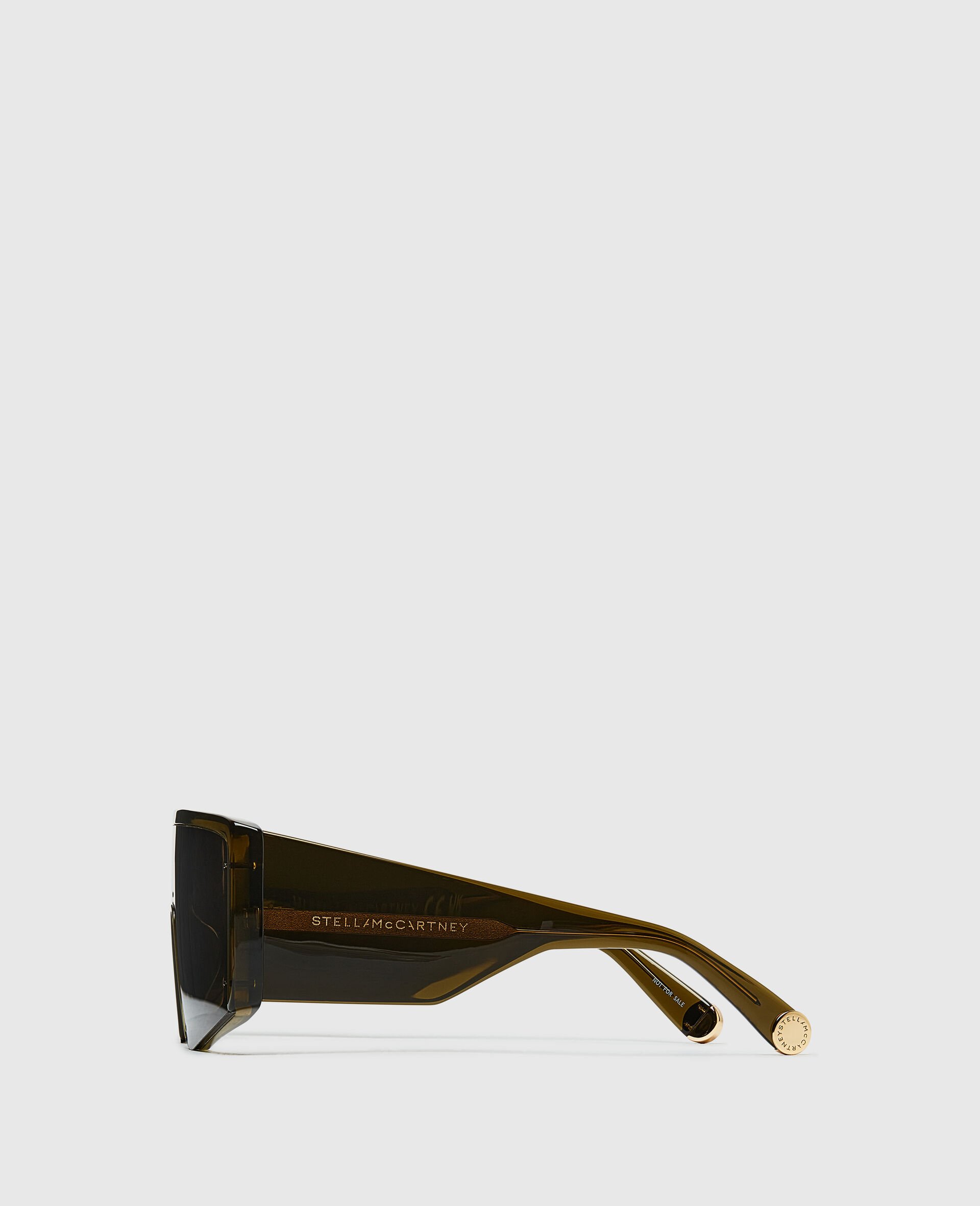 Translucent Square Sunglasses-Green-medium Translucent Square Sunglasses-Green-medium