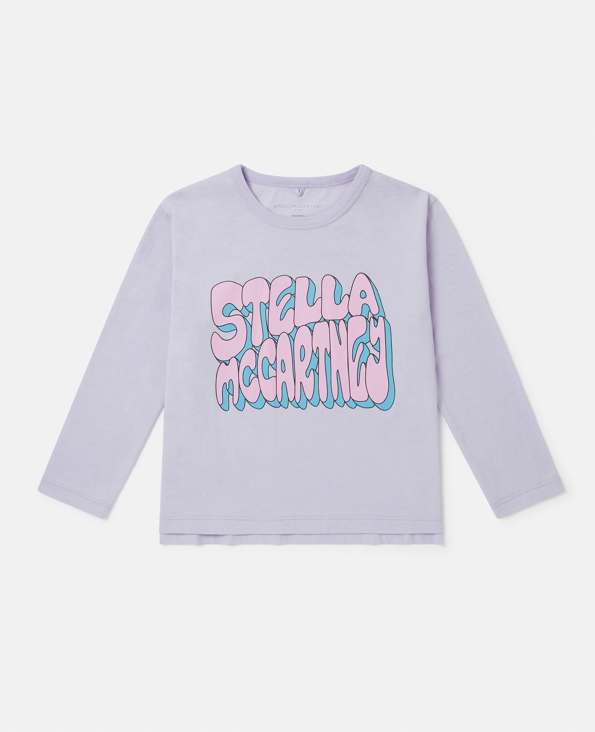 Stella Graphic Long-Sleeve T-Shirt-Purple-medium