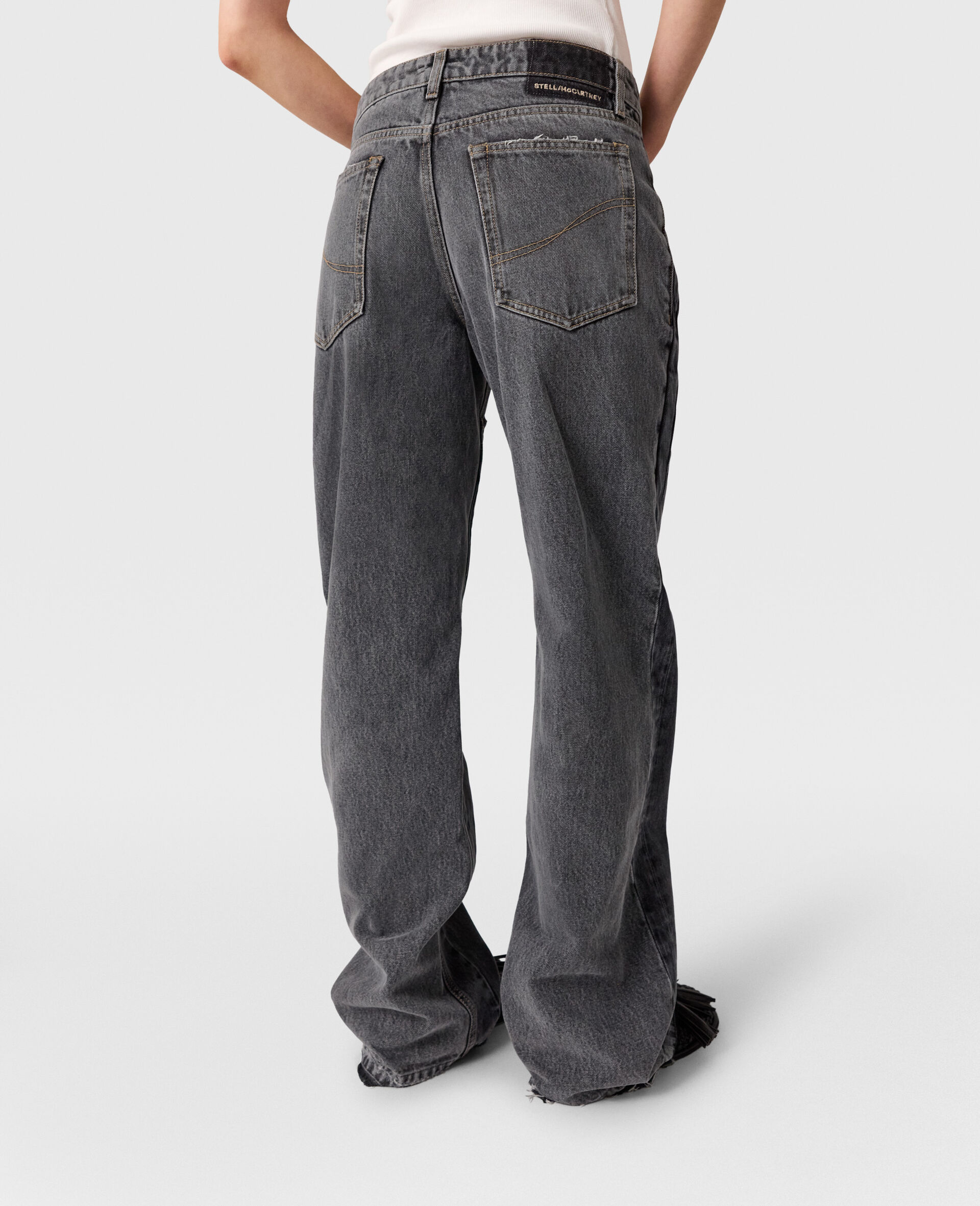 Chap Jeans mit doppeltem Bund-Schwarz-large image number 4