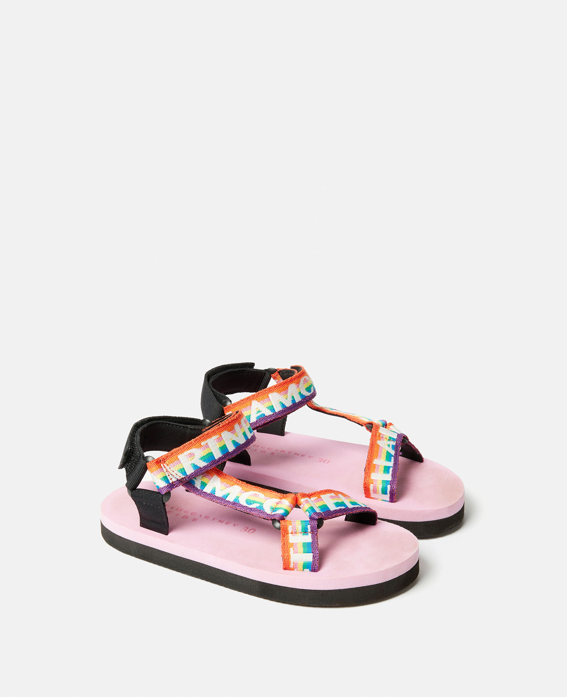 Stella Logo Rainbow Tape Sandals-Multicolour-large image number 1