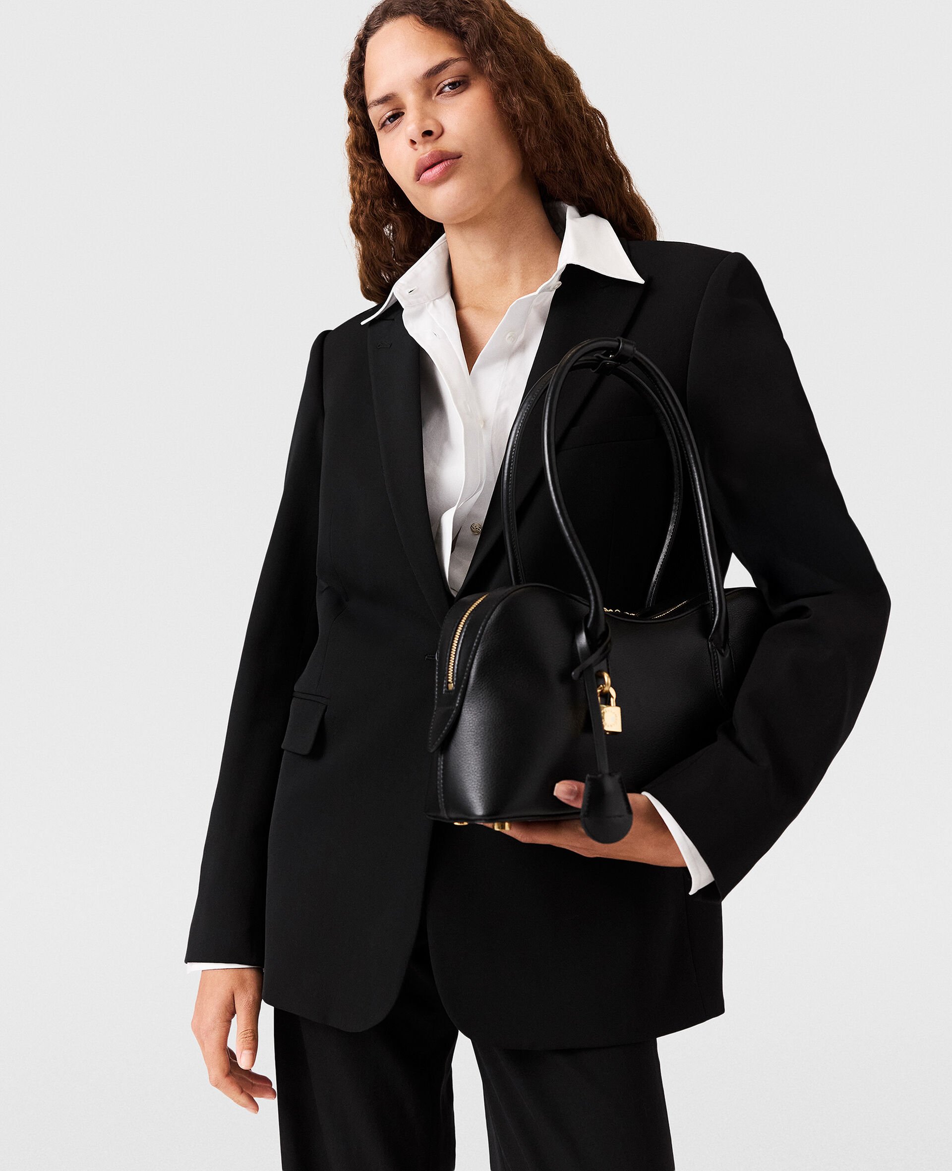 Single-Breasted Blazer-Black-large image number 4