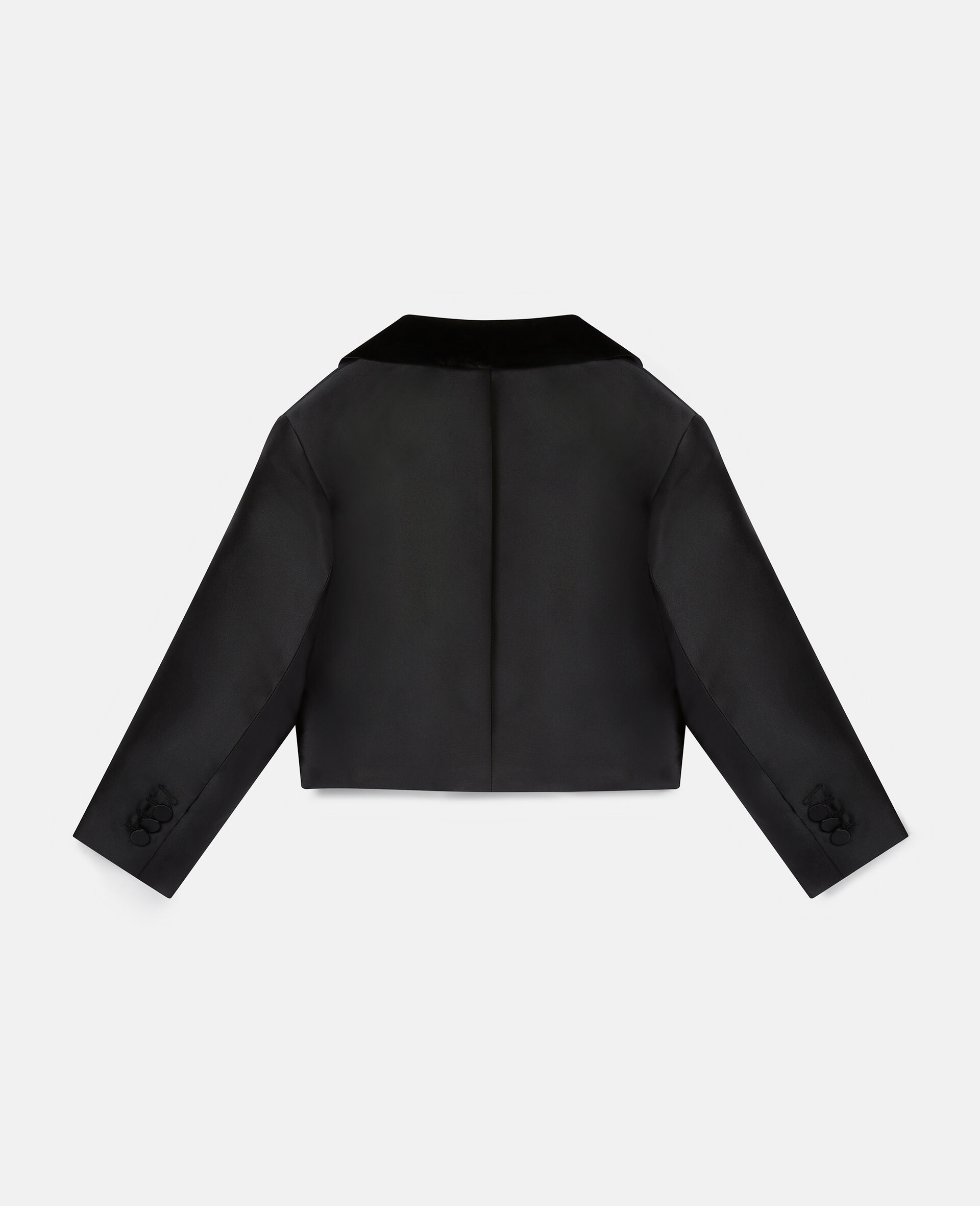 Bow Suit Jacket-Black-large image number 1