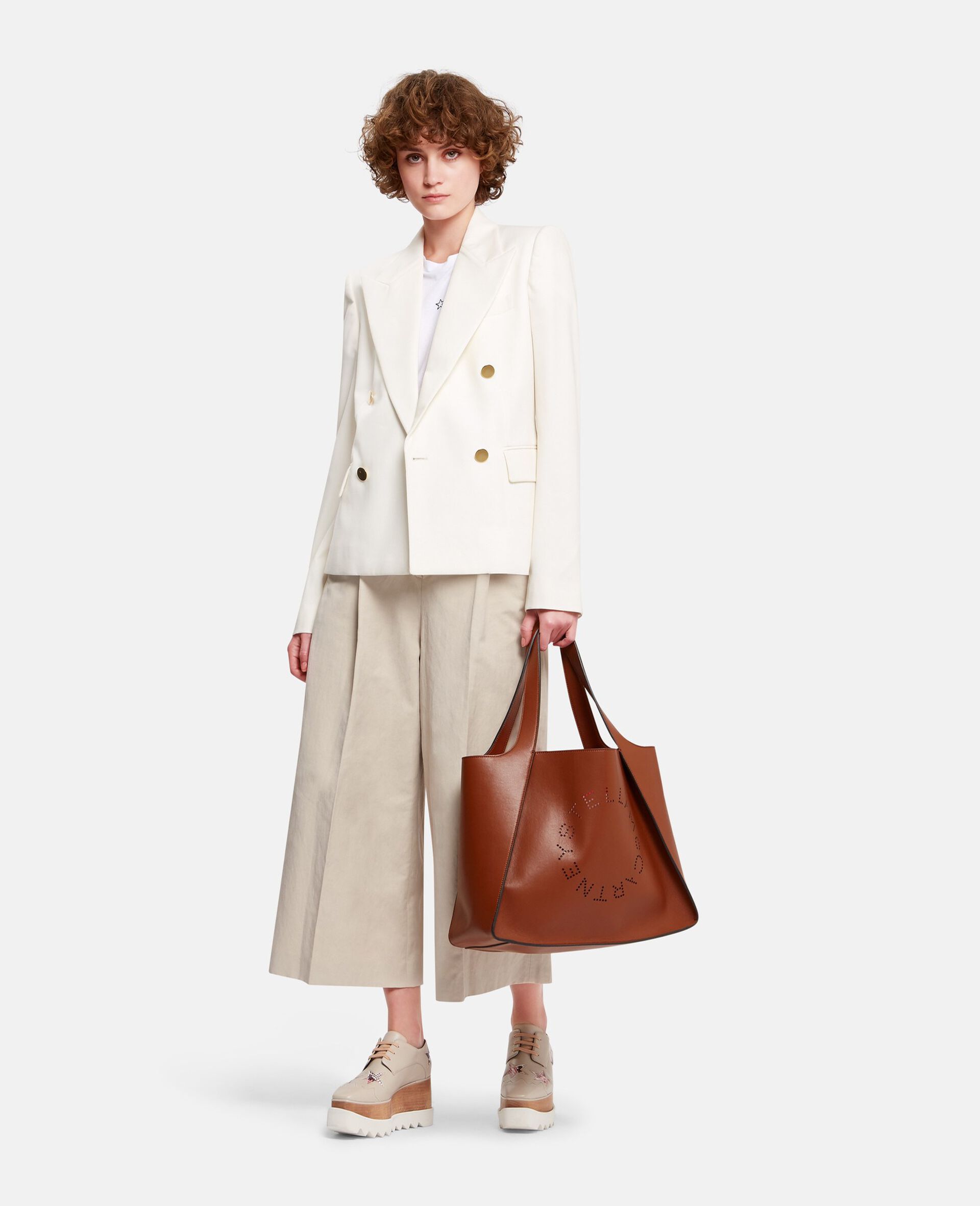 Stella Logo Tote Bag -Black-large Stella Logo Tote Bag -Black-large image number 3