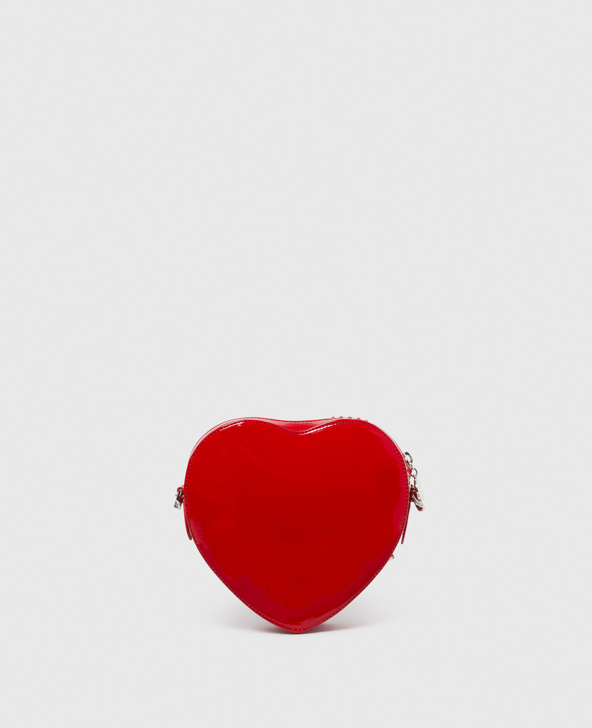 Stella Mccartney Falabella Heart Crossbody Bag Woman Lipstick Red