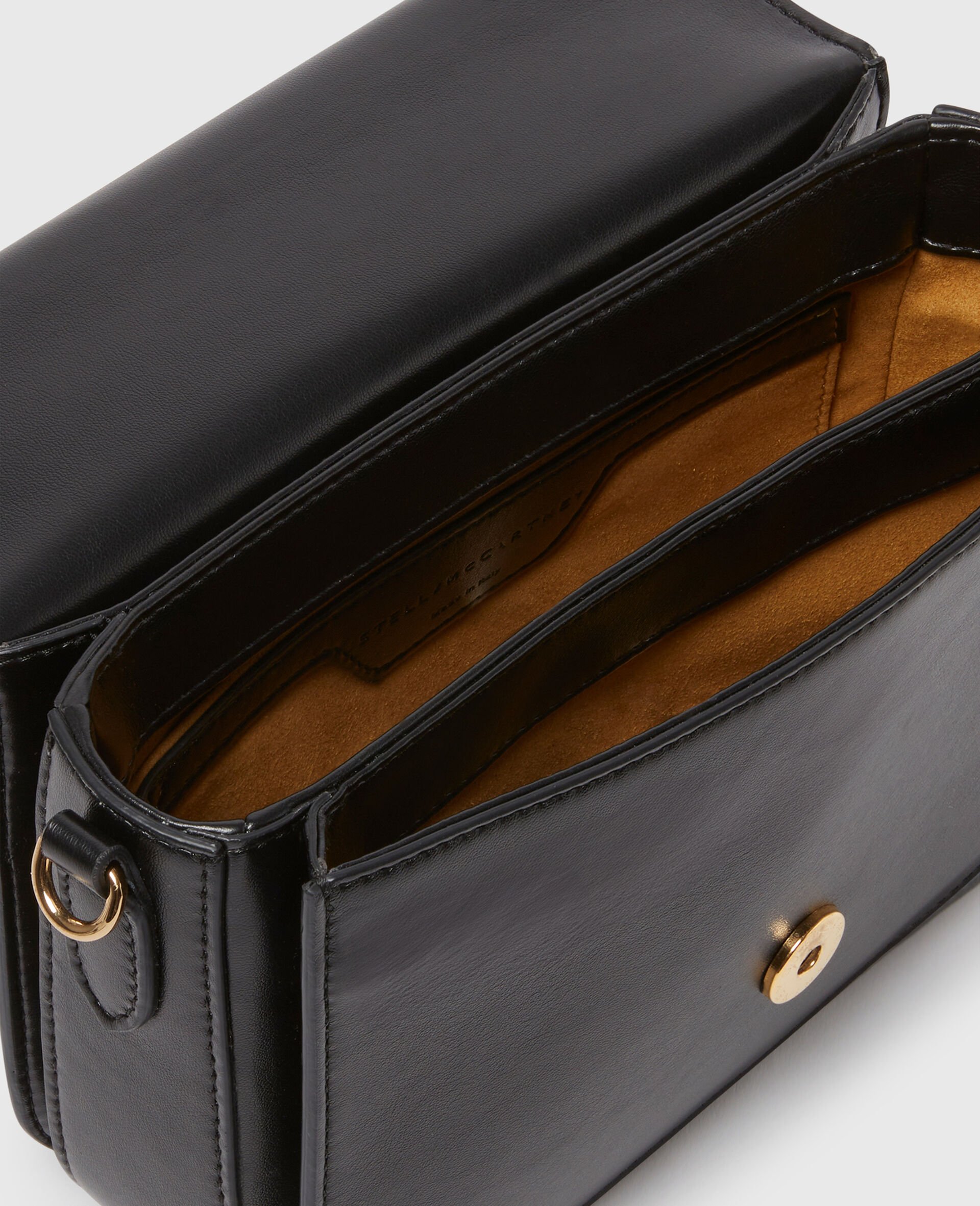 Logo Messenger Crossbody Bag-Black-large image number 3