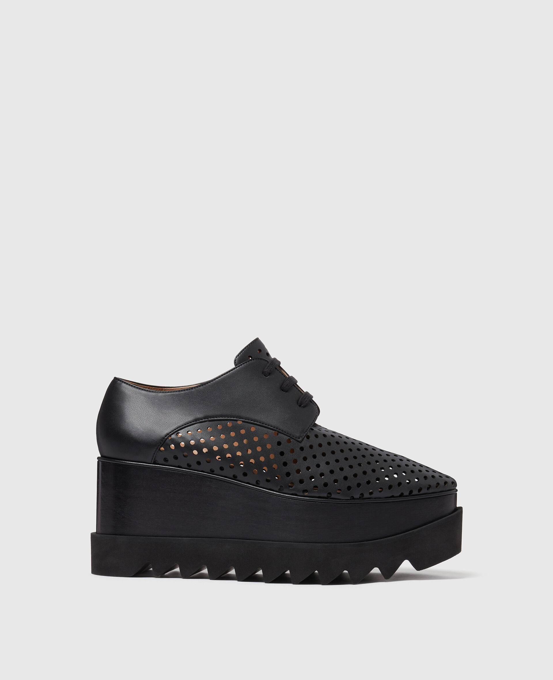 Elyse Perforated Platforms-White-large image number 0