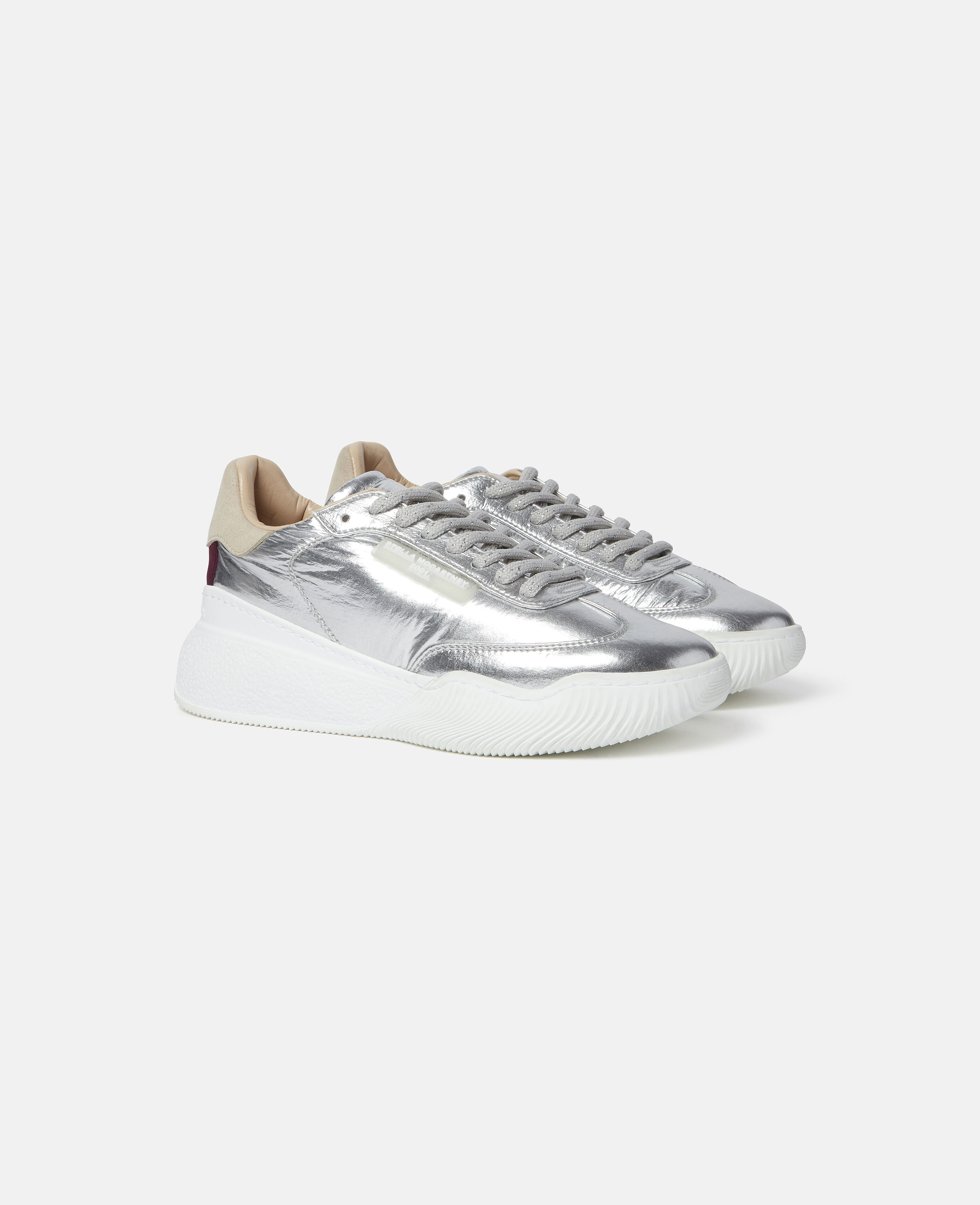 Stella mccartney silver sneakers clearance