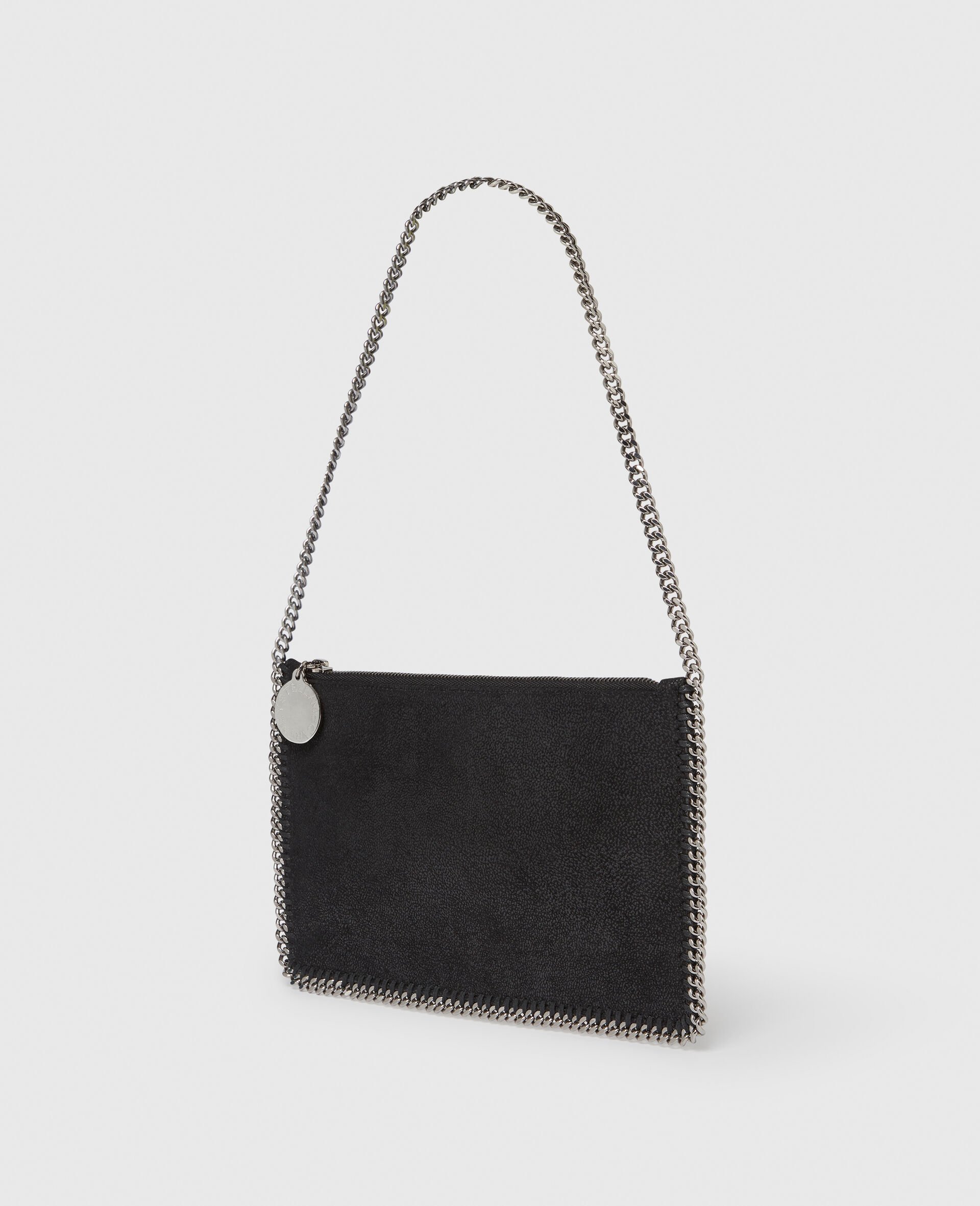Falabella Pochette Shoulder Bag-Black-medium Falabella Pochette Shoulder Bag-Black-medium