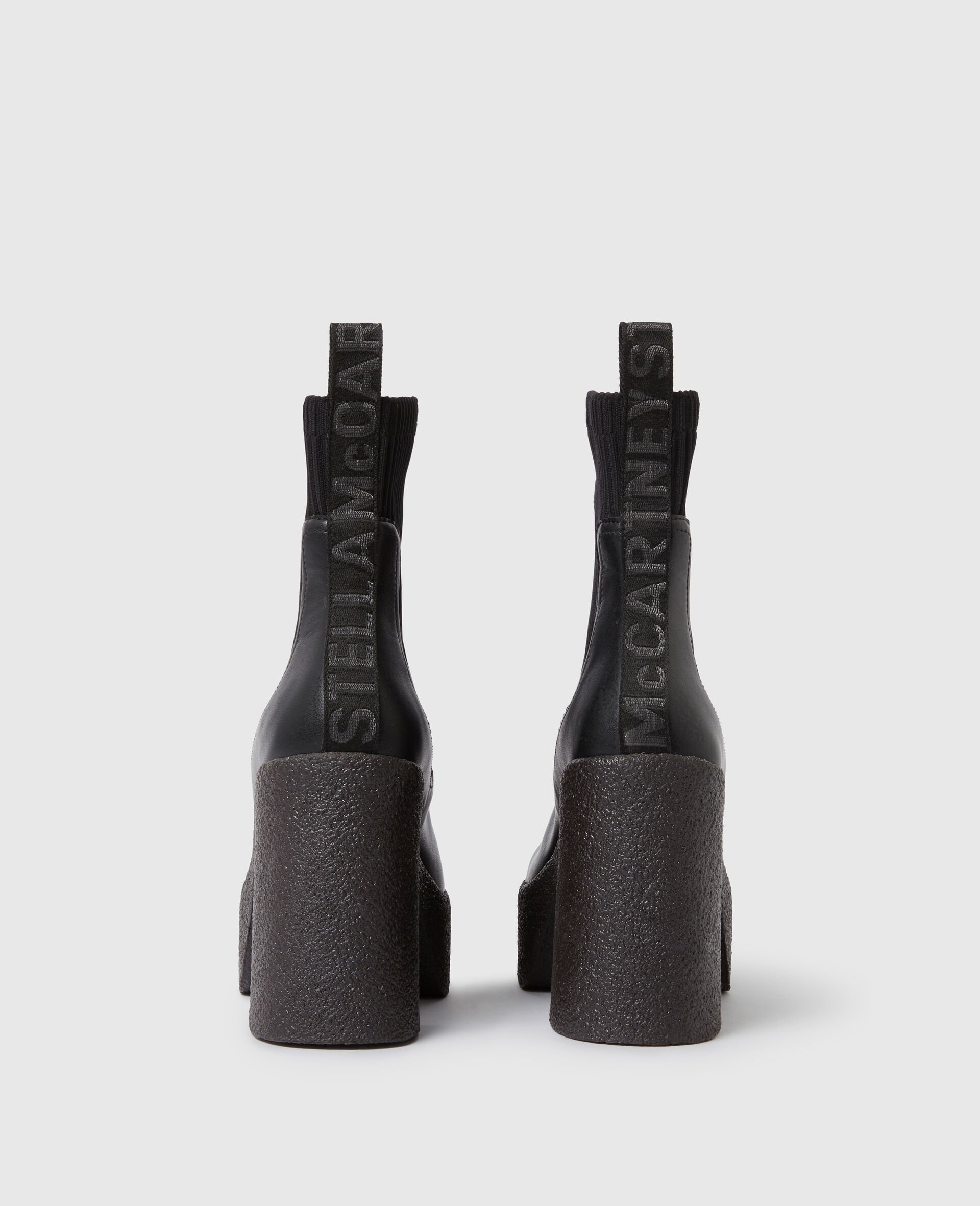 Skyla Heeled Sock Boots-Black-large image number 2