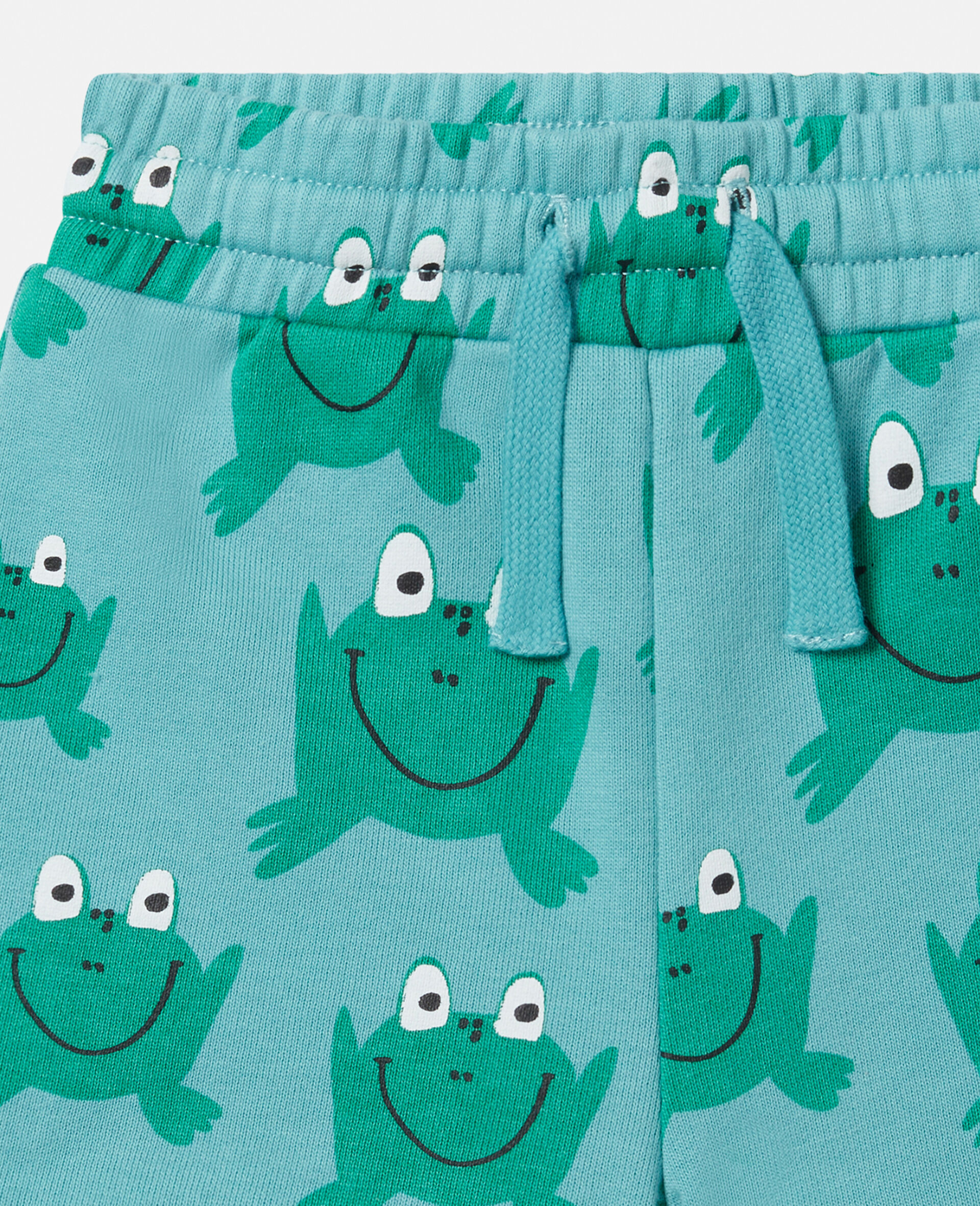 Frog Print Shorts-Green-large image number 1