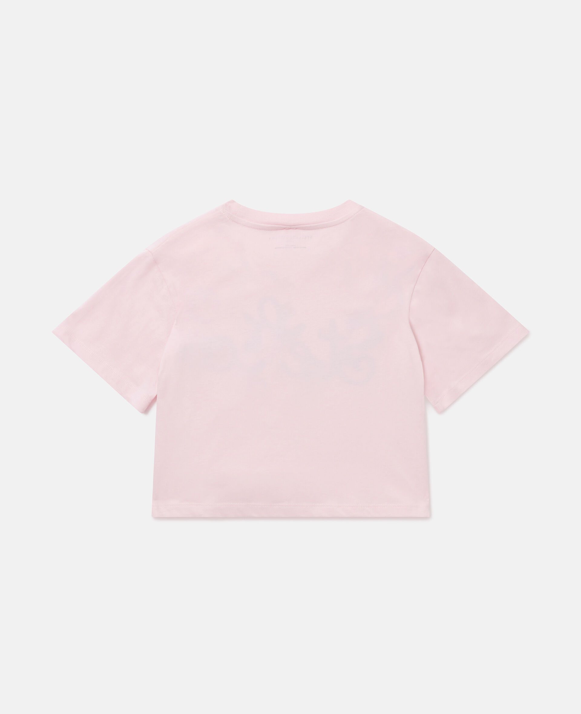 Stella Vine Cropped Graphic T-Shirt-Pink-large image number 2