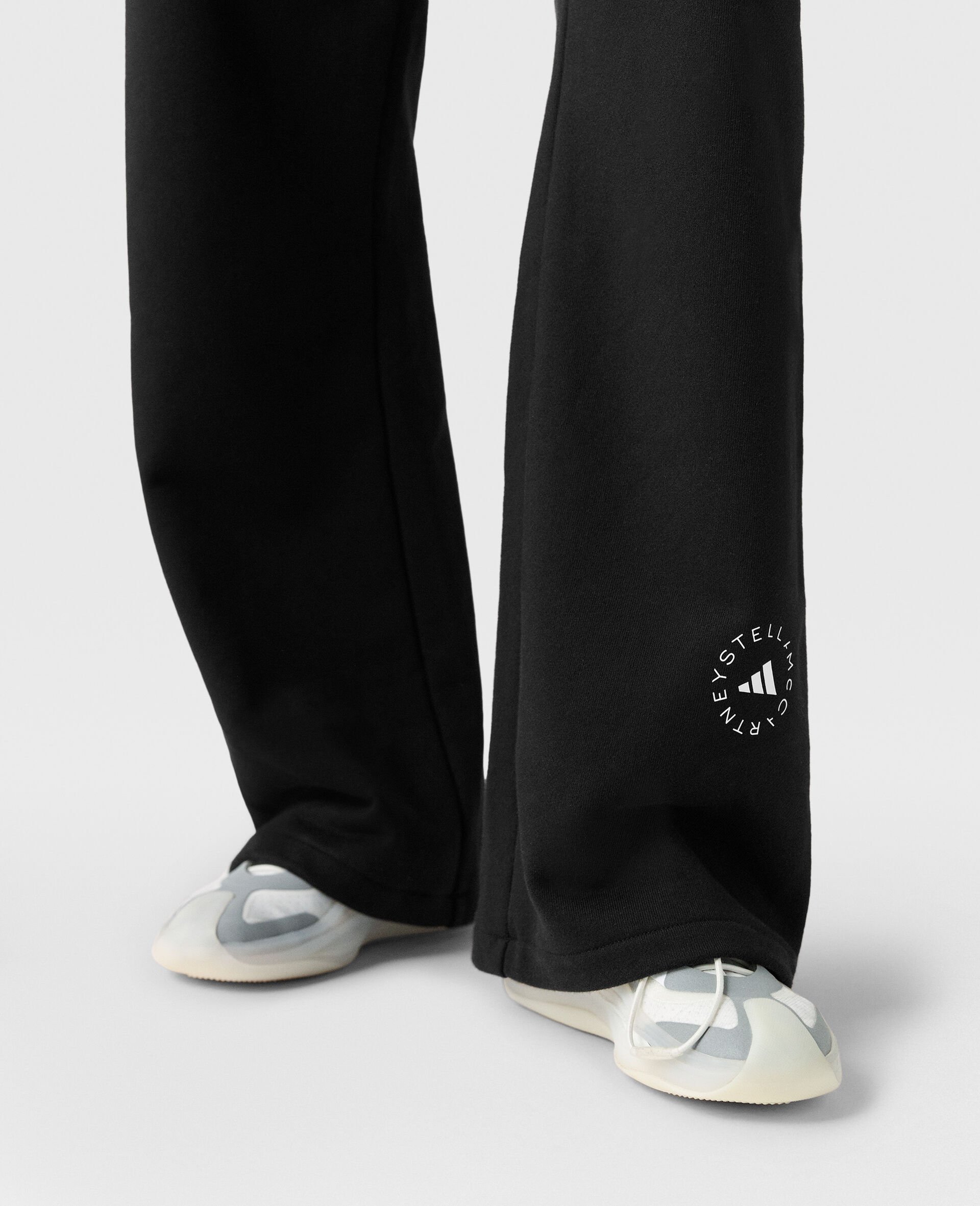 Logo Straight-Leg Joggers-Black-large image number 2