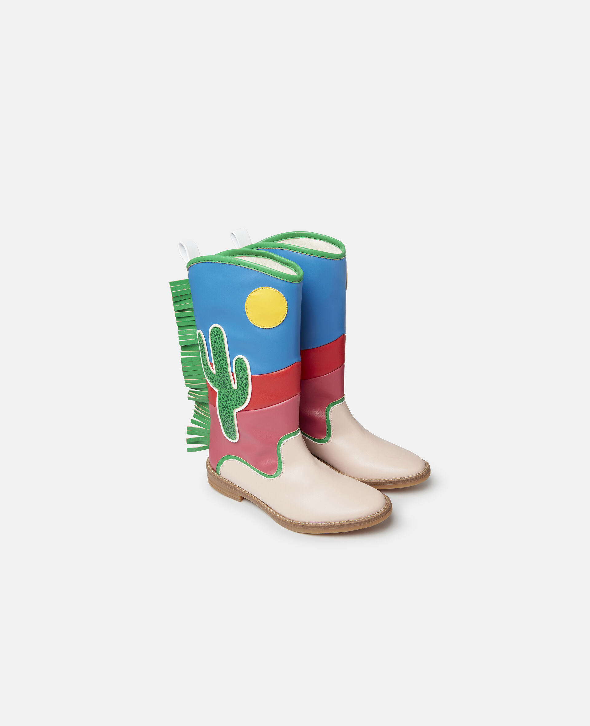 Cactus & Sun Fringed Alter Mat Boots-Multicolour-large image number 3