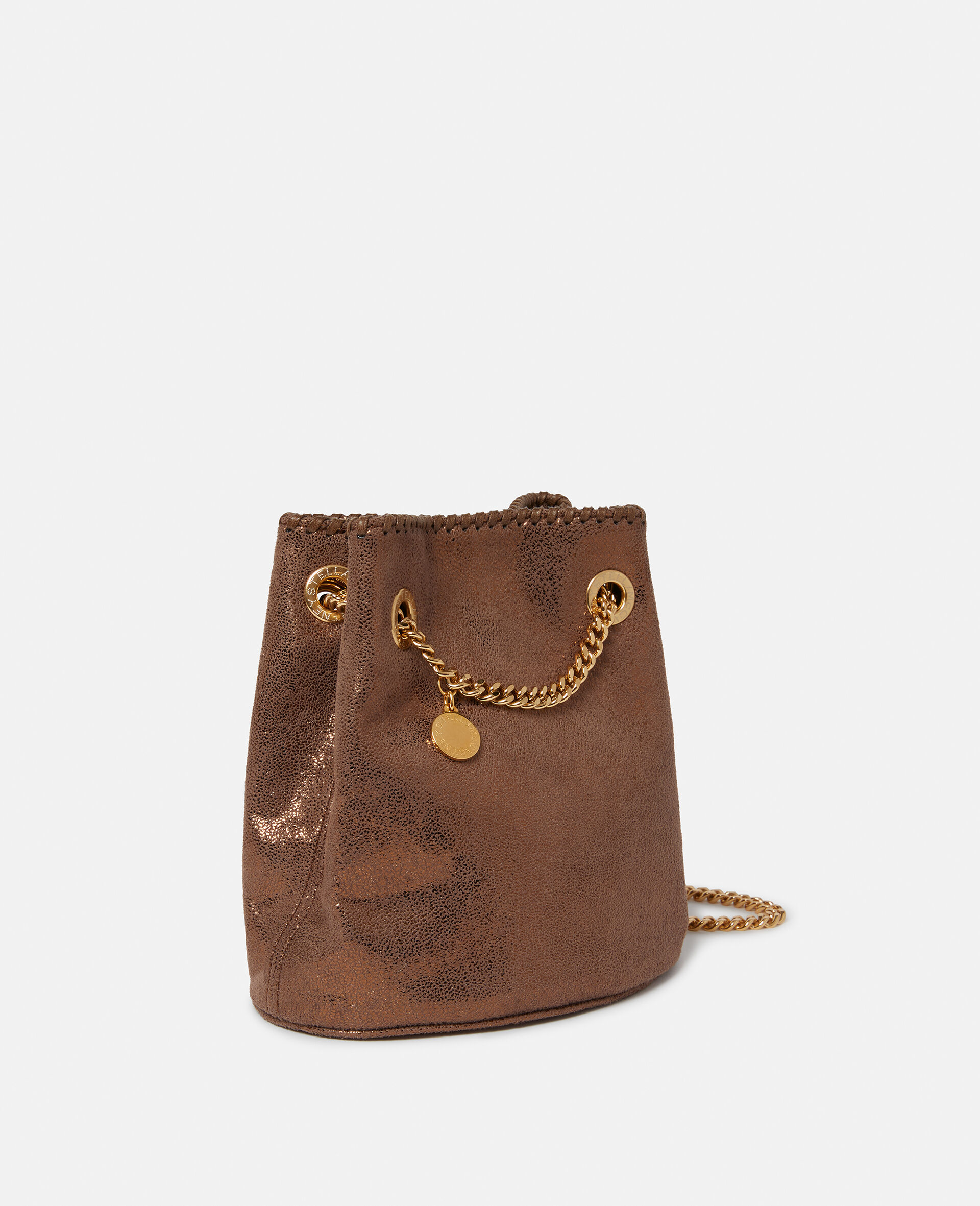 Falabella Bucket Bag-Gold-medium