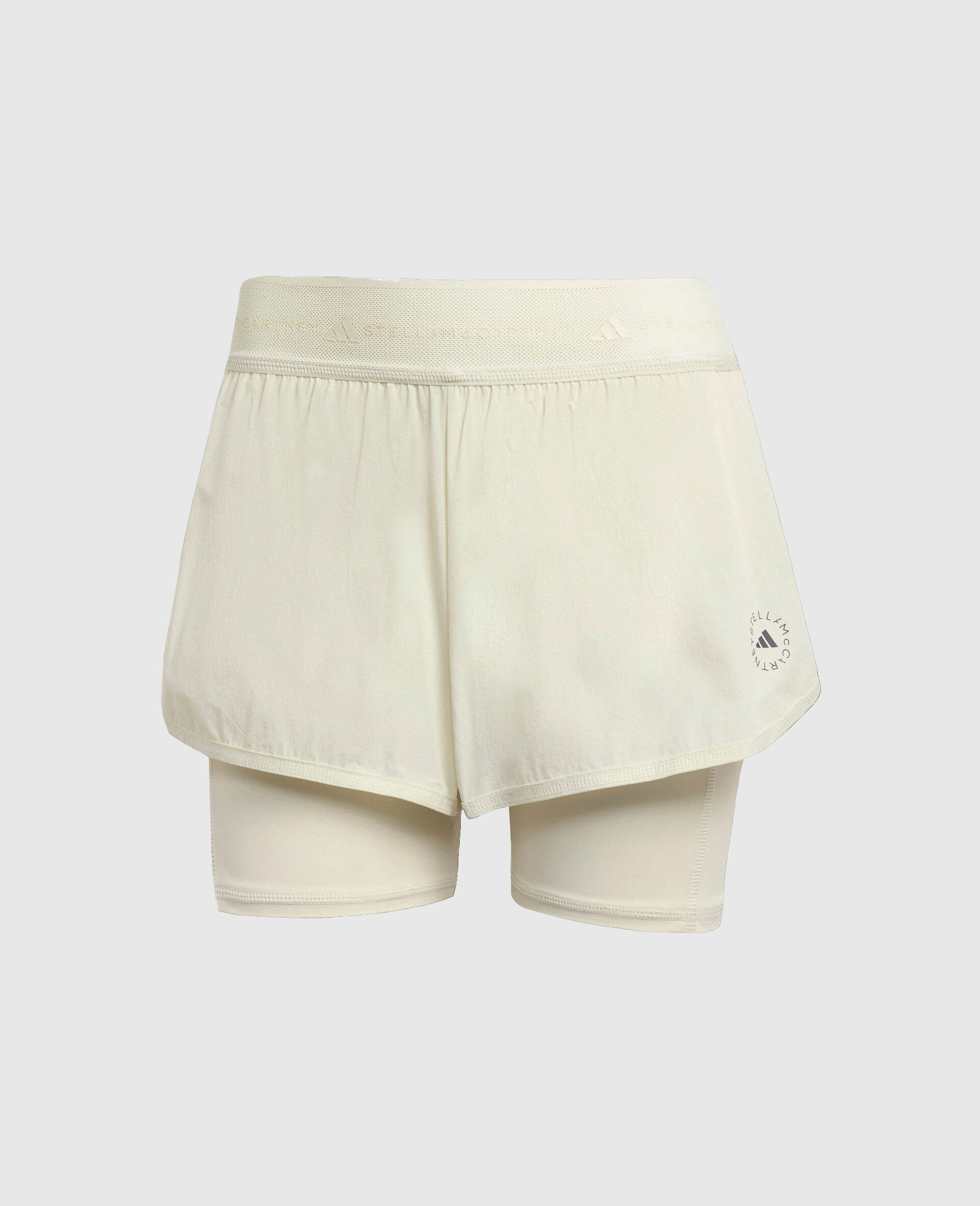 TruePurpose Training 2-in-1 Shorts-Beige-medium