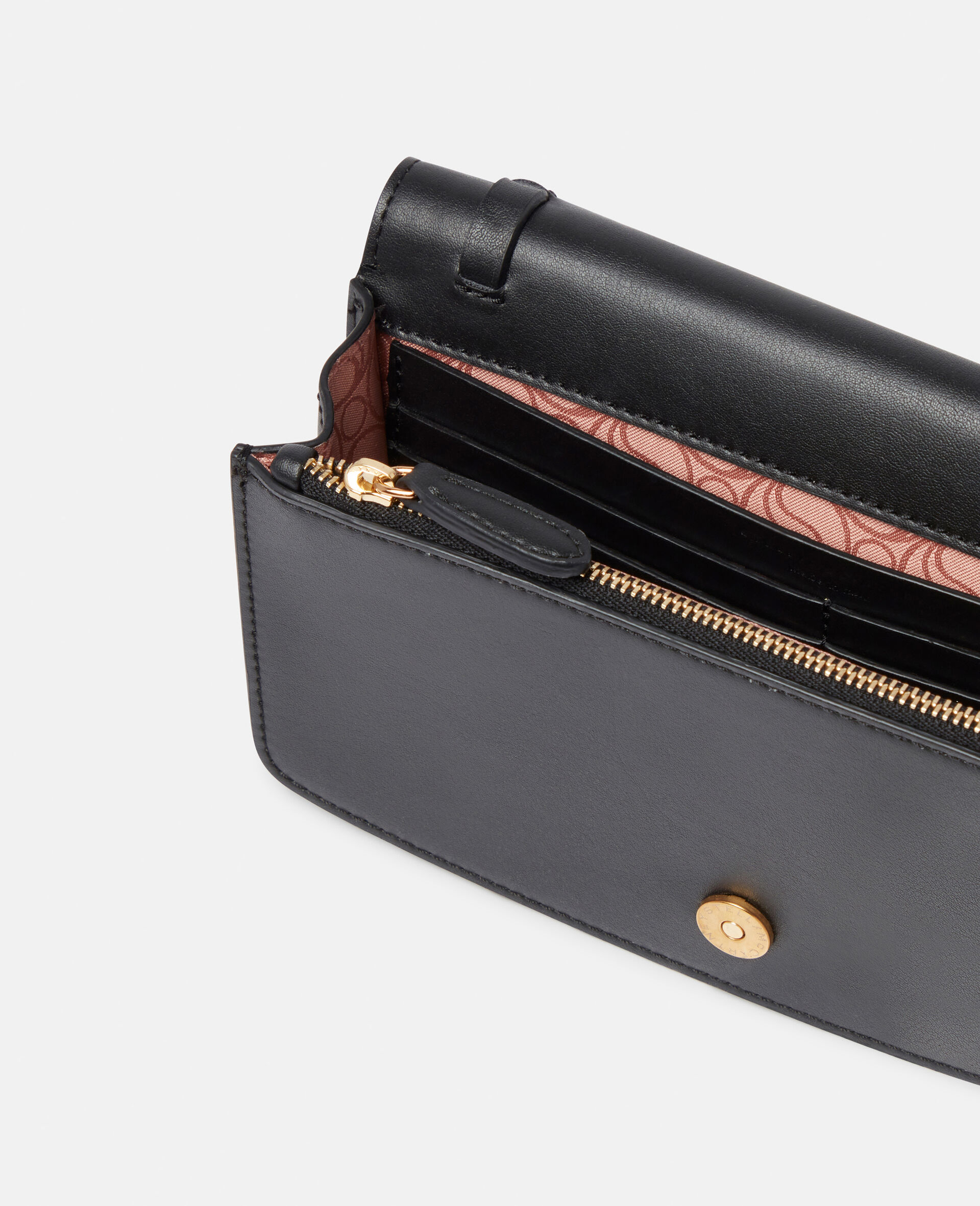 S-Wave Crystal Hotfix Wallet on Strap-Black-large image number 3