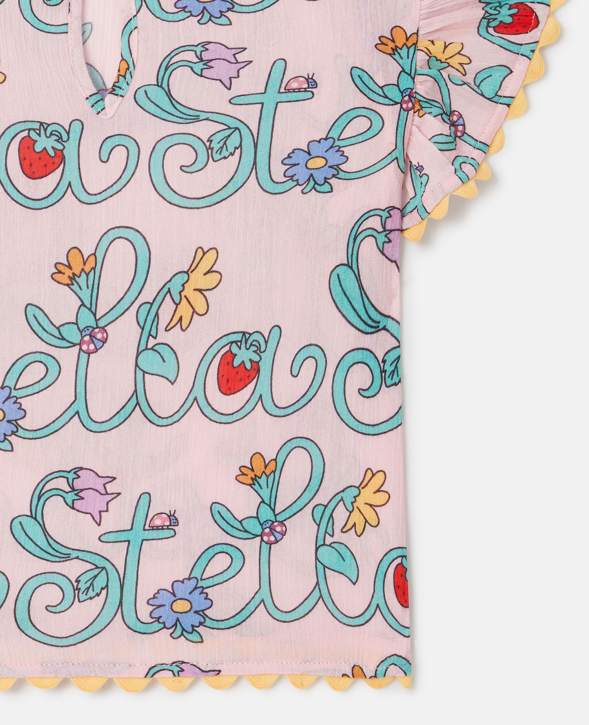 Stella藤蔓盖肩袖上衣-Multicolored-large image number 3