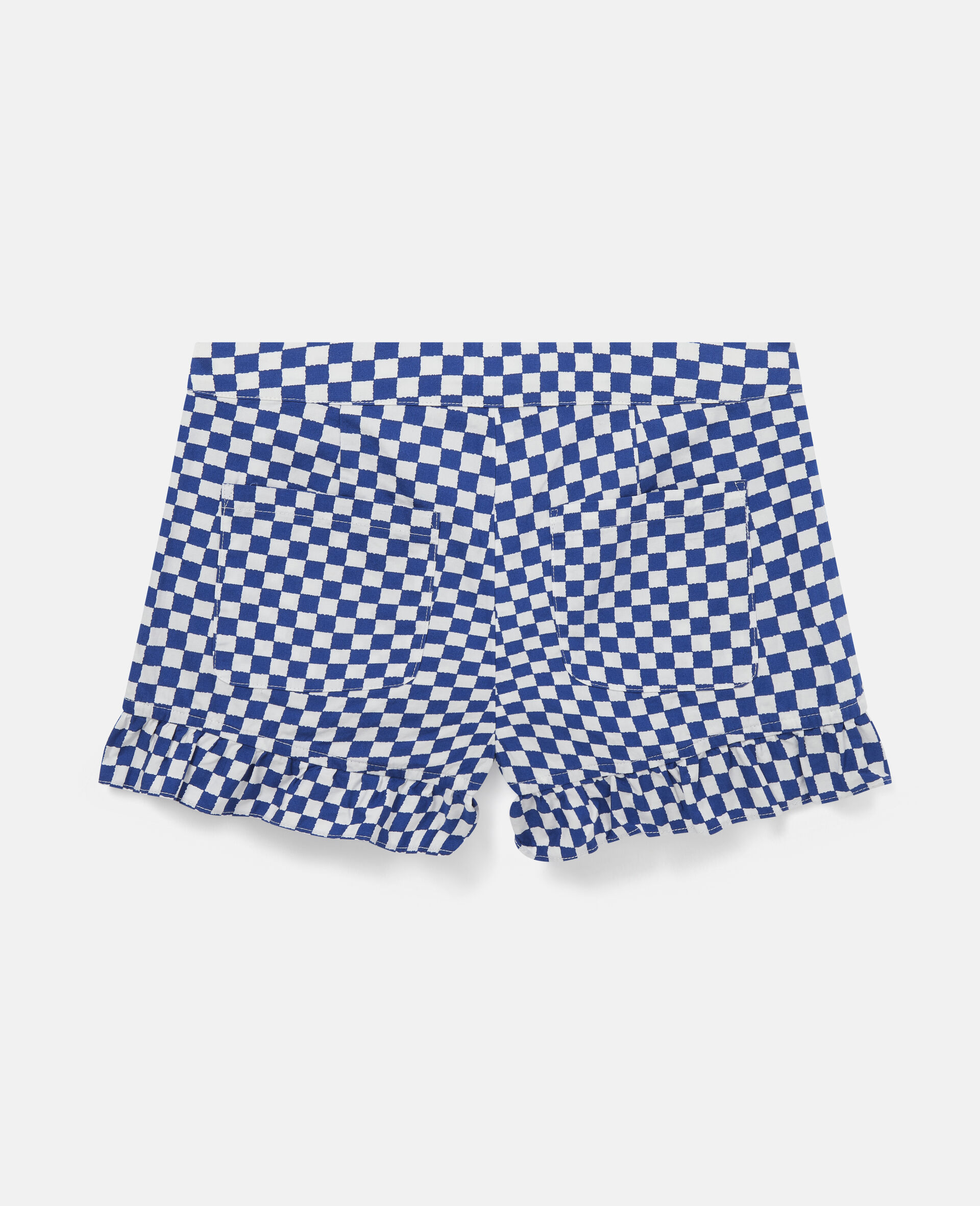 Frilled Cotton Shorts-Multicoloured-large image number 2
