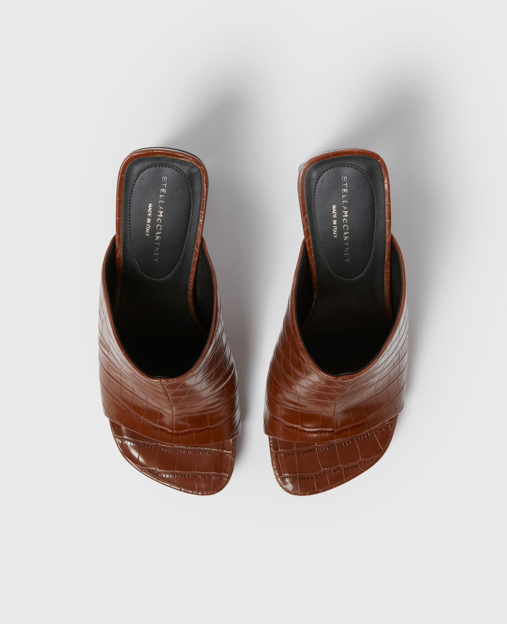 Elsa Heeled Mules-Brown-large image number 3