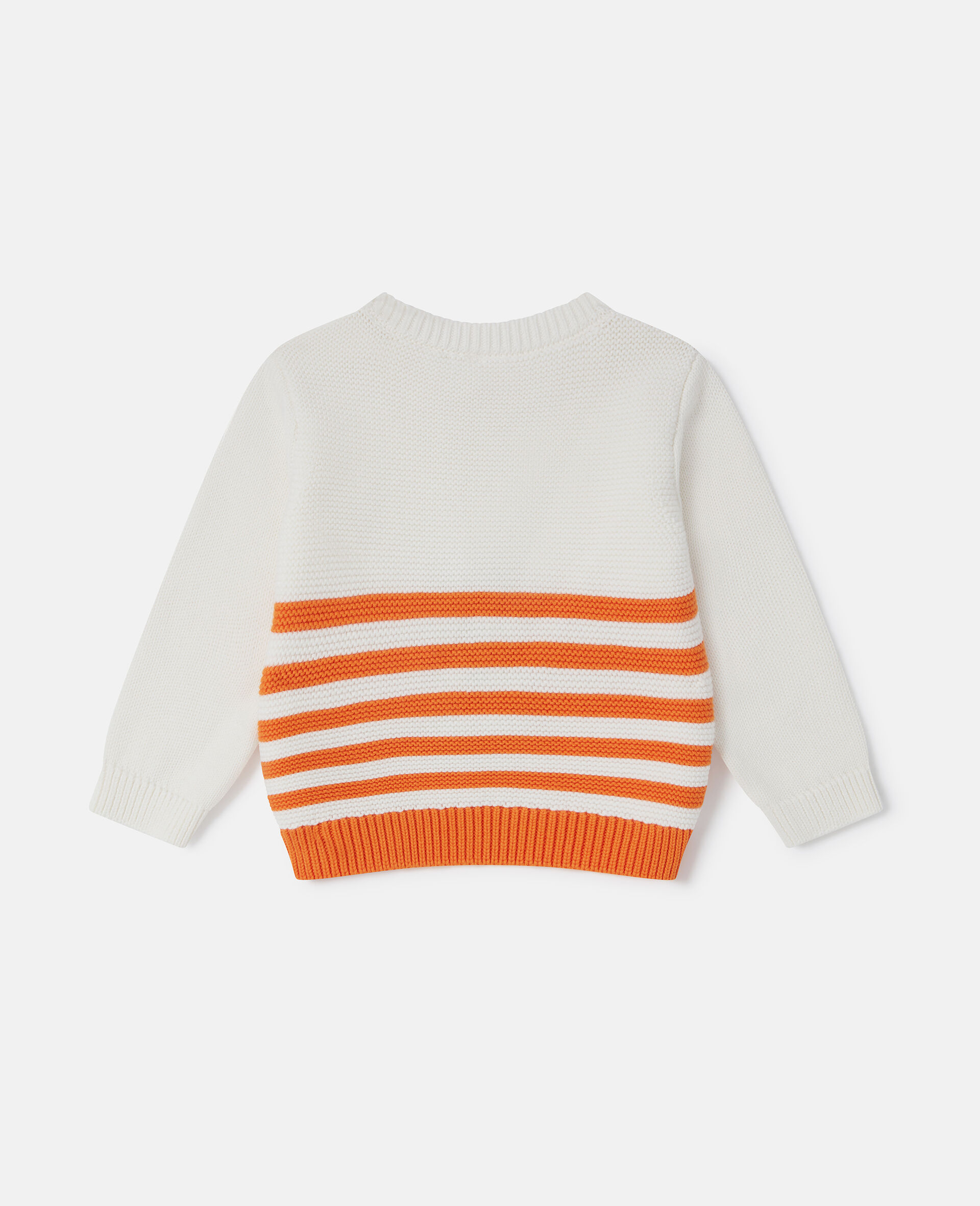 Cat Graphic Embroidered Jumper-Cream-large image number 2