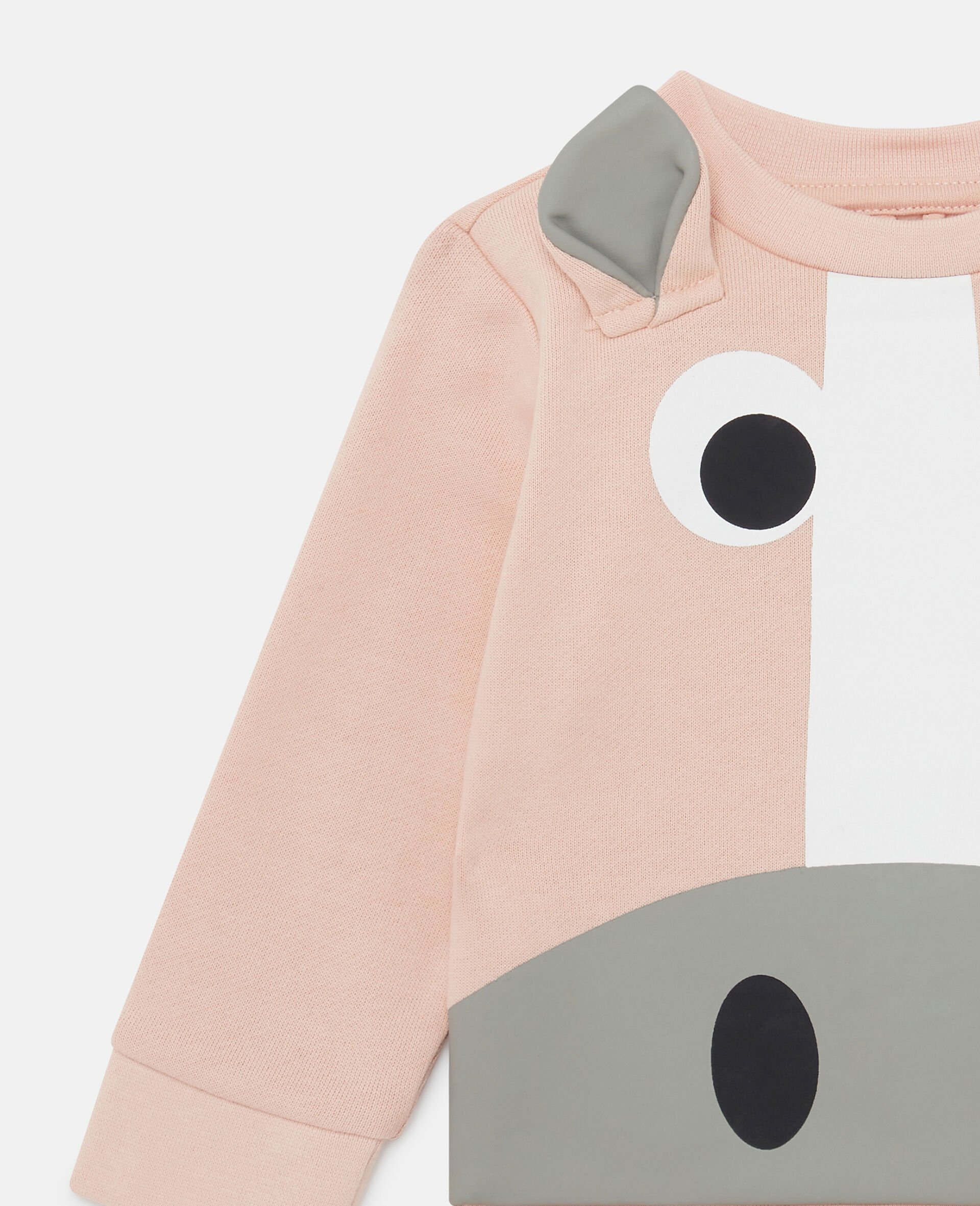Horse Graphic Sweatshirt-Pink-large Horse Graphic Sweatshirt-Pink-large image number 1