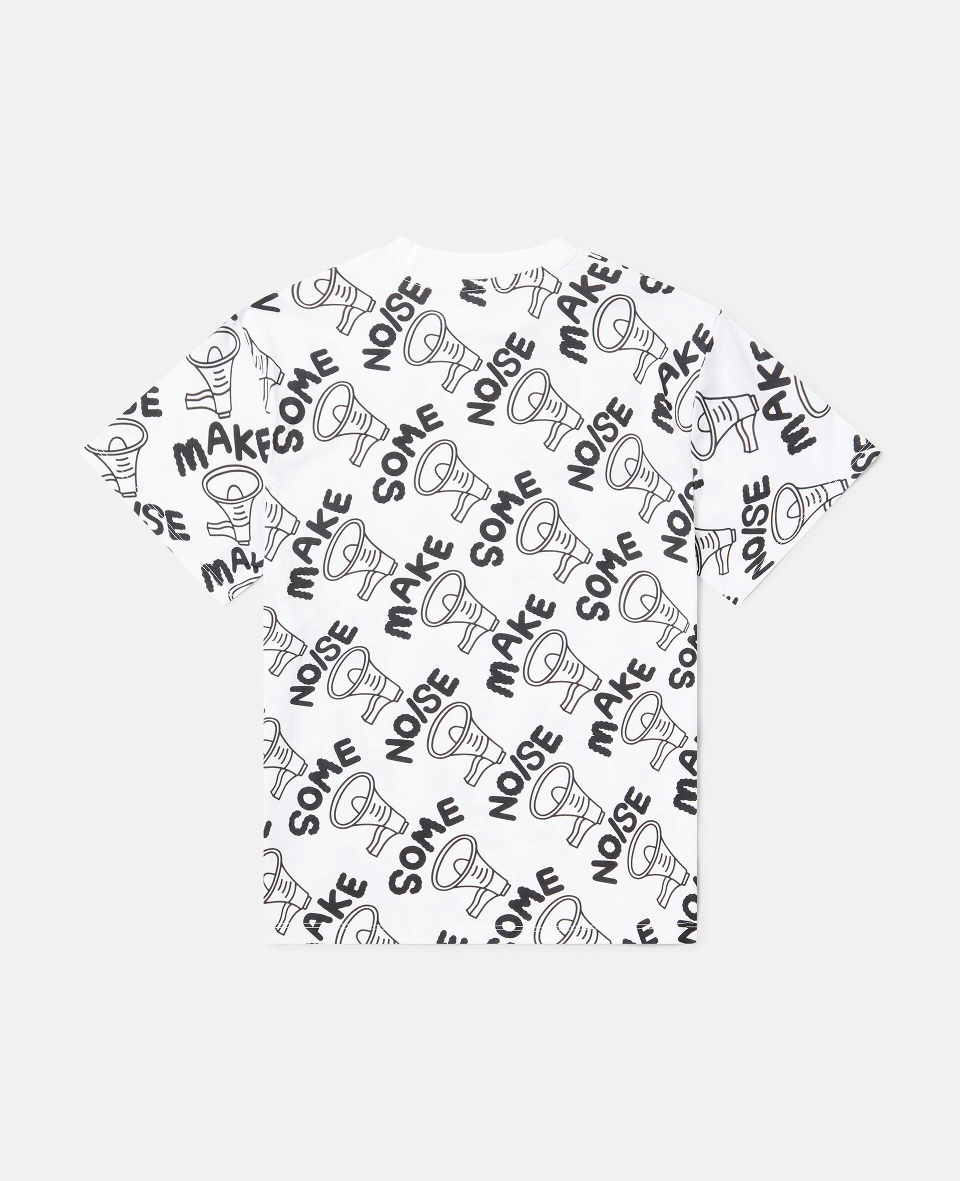 'Make Some Noise' Megaphone Print Oversized T-Shirt-Multicolour-large 'Make Some Noise' Megaphone Print Oversized T-Shirt-Multicolour-large image number 2