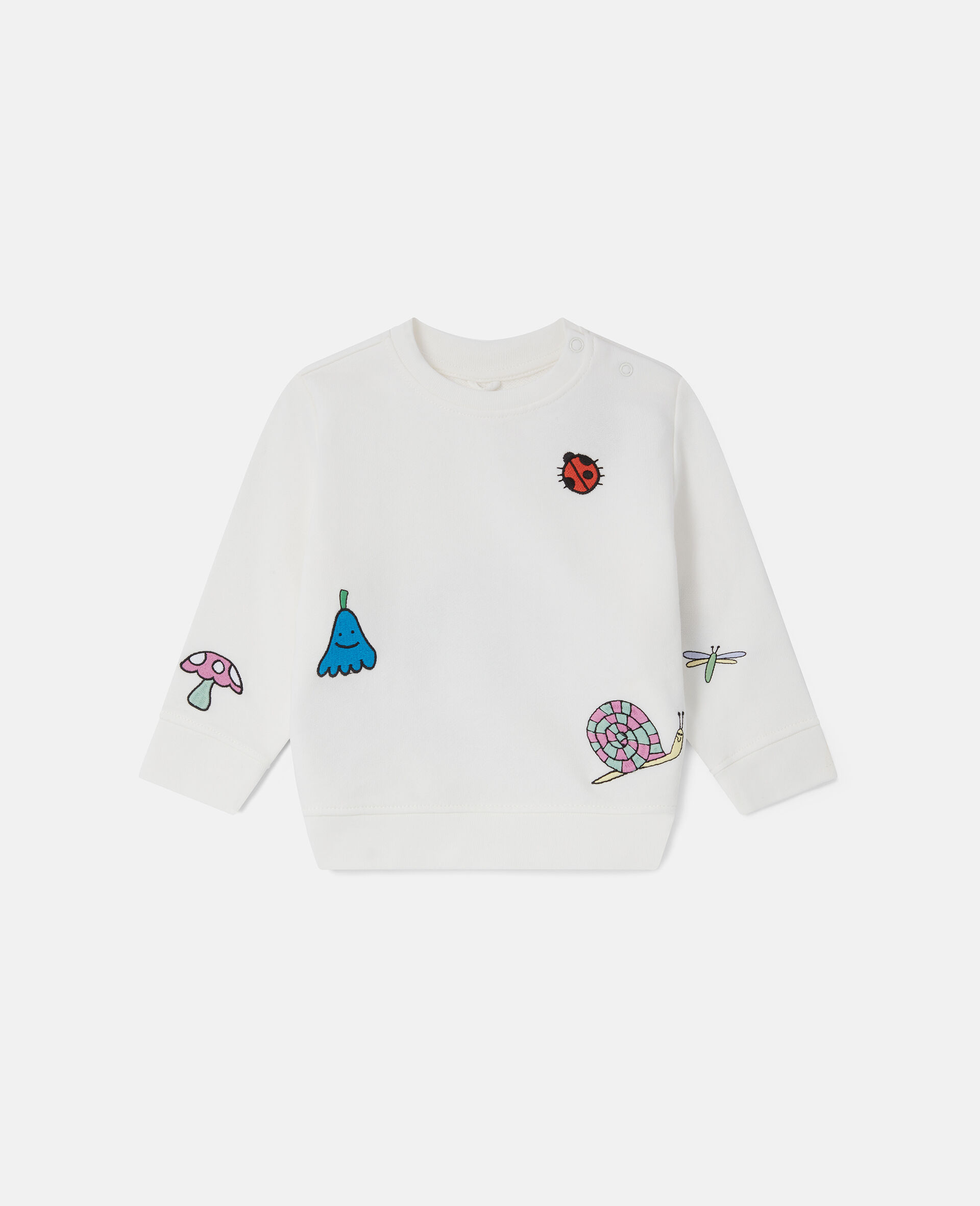 Woodland Friends Crewneck Sweater-White-large image number 0