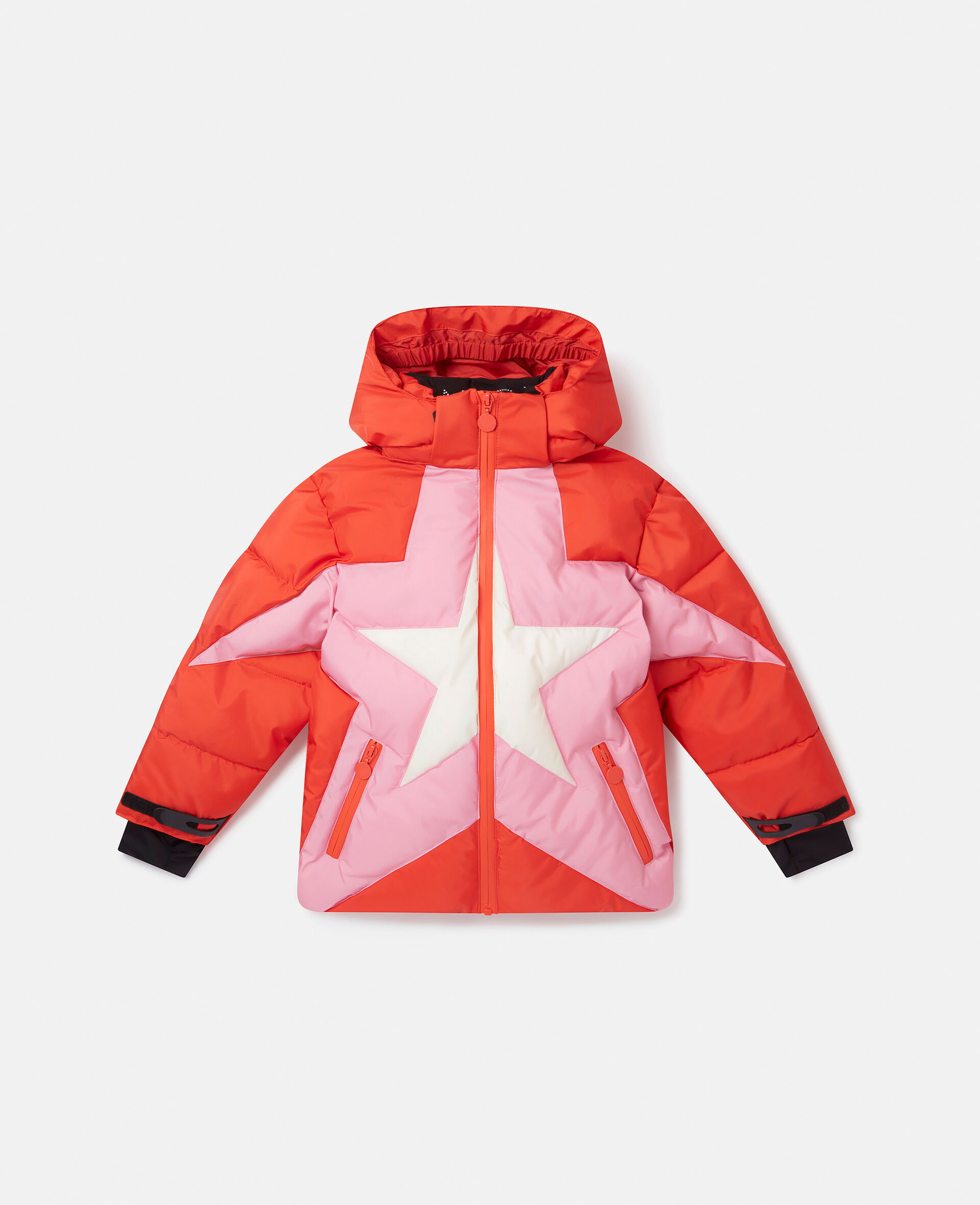 Ski Star Puffer Coat -Red-large image number 0