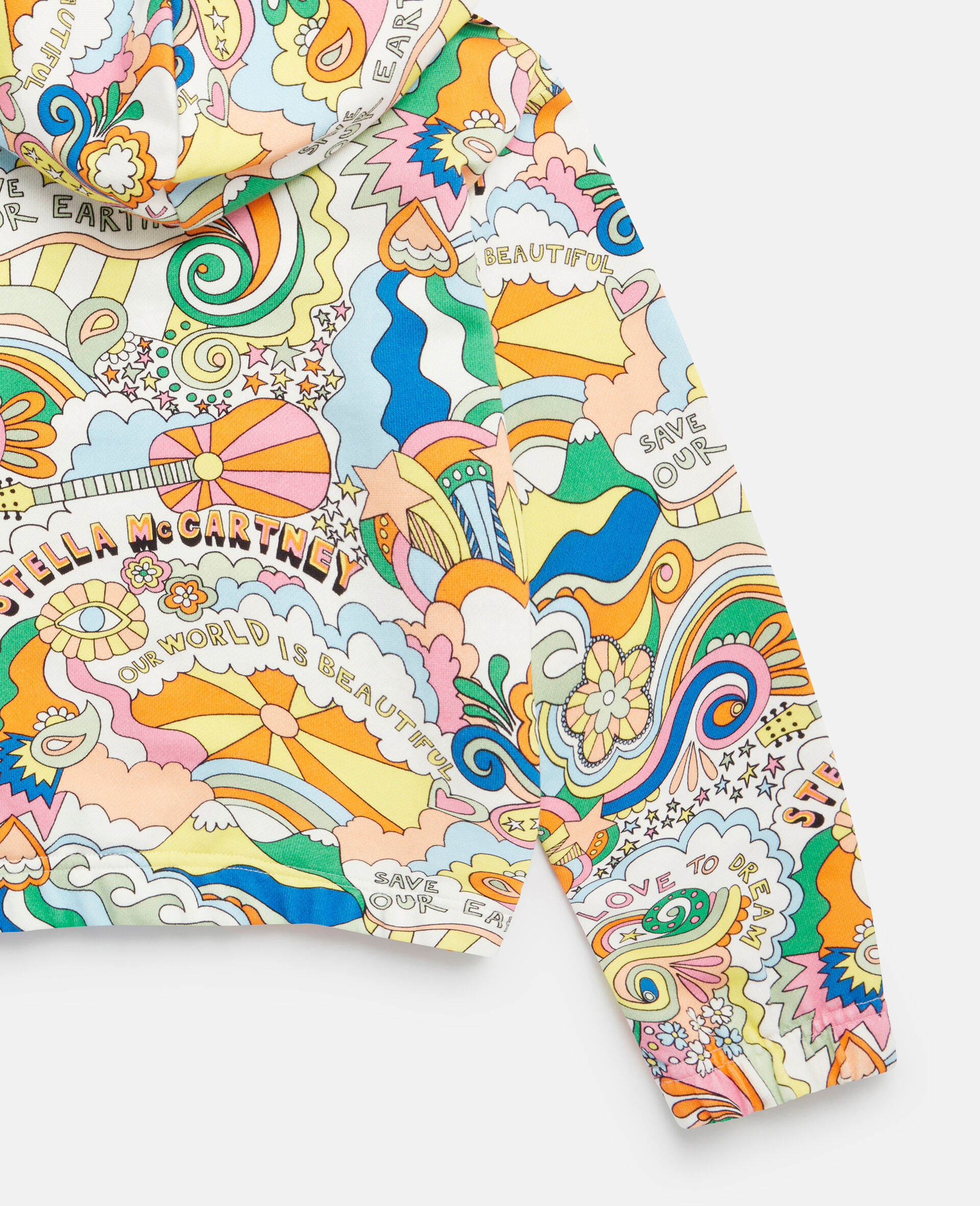 'Love to Dream' Print Hoodie-White-large image number 3