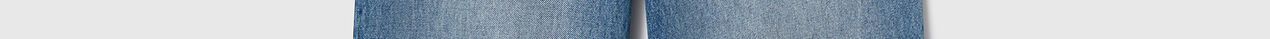 Ausgebleichte Denim-Jeans mit weitem Bein und hohem Schritt-Blau-medium