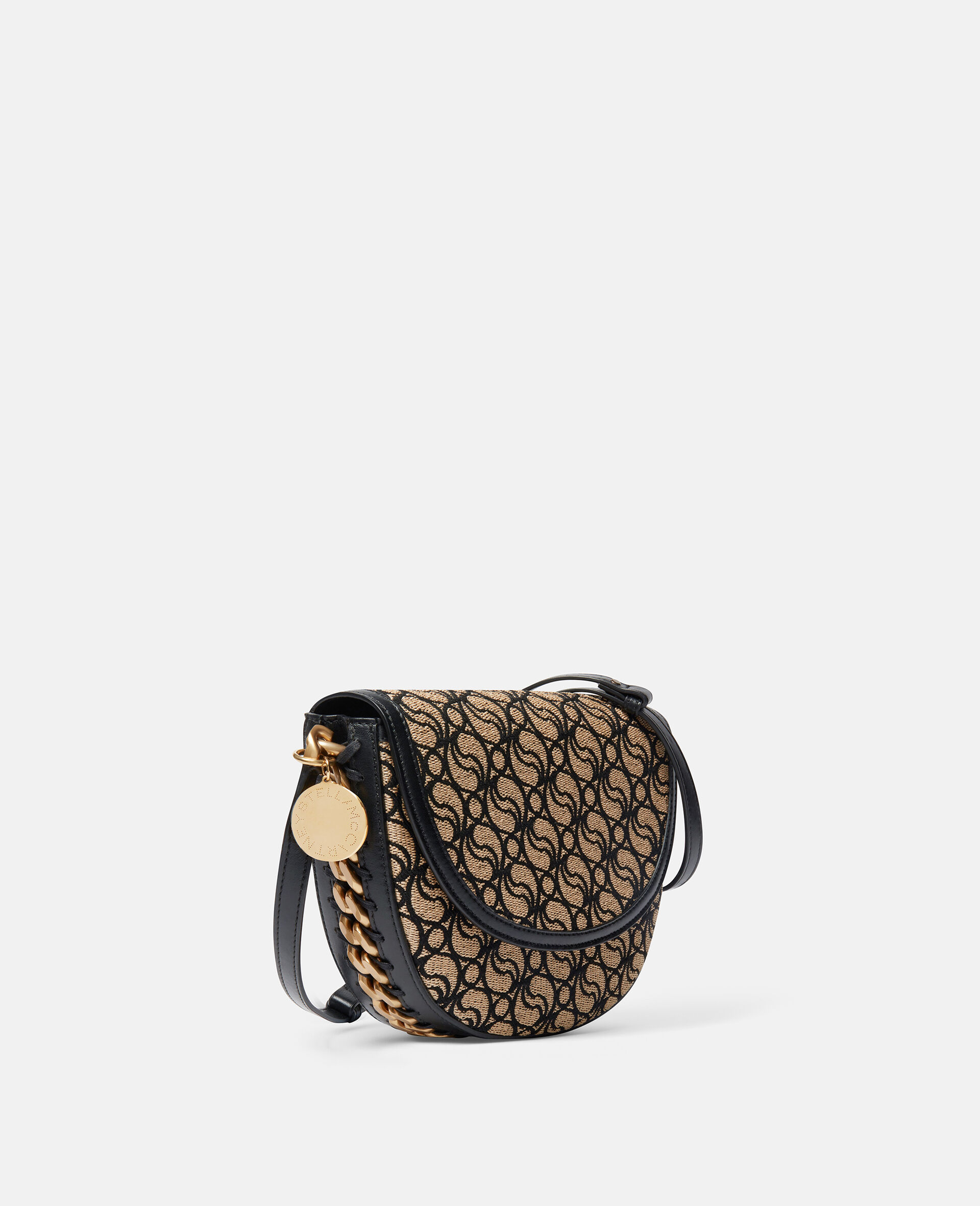 Frayme S-Wave Medium Flap Shoulder Bag-Beige-large image number 2