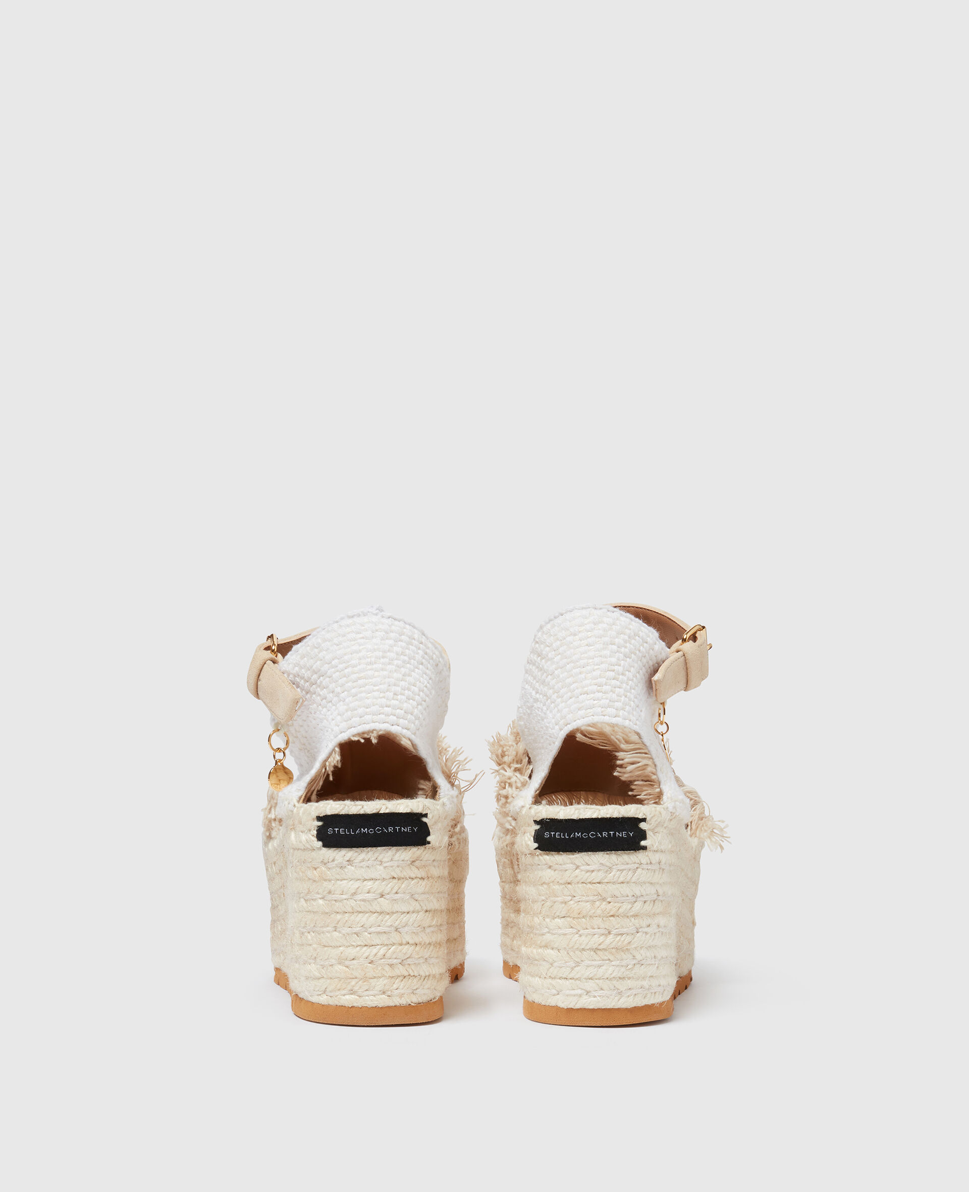 Espadrilles a plateforme et talon compense Gaia-Beige-large image number 2