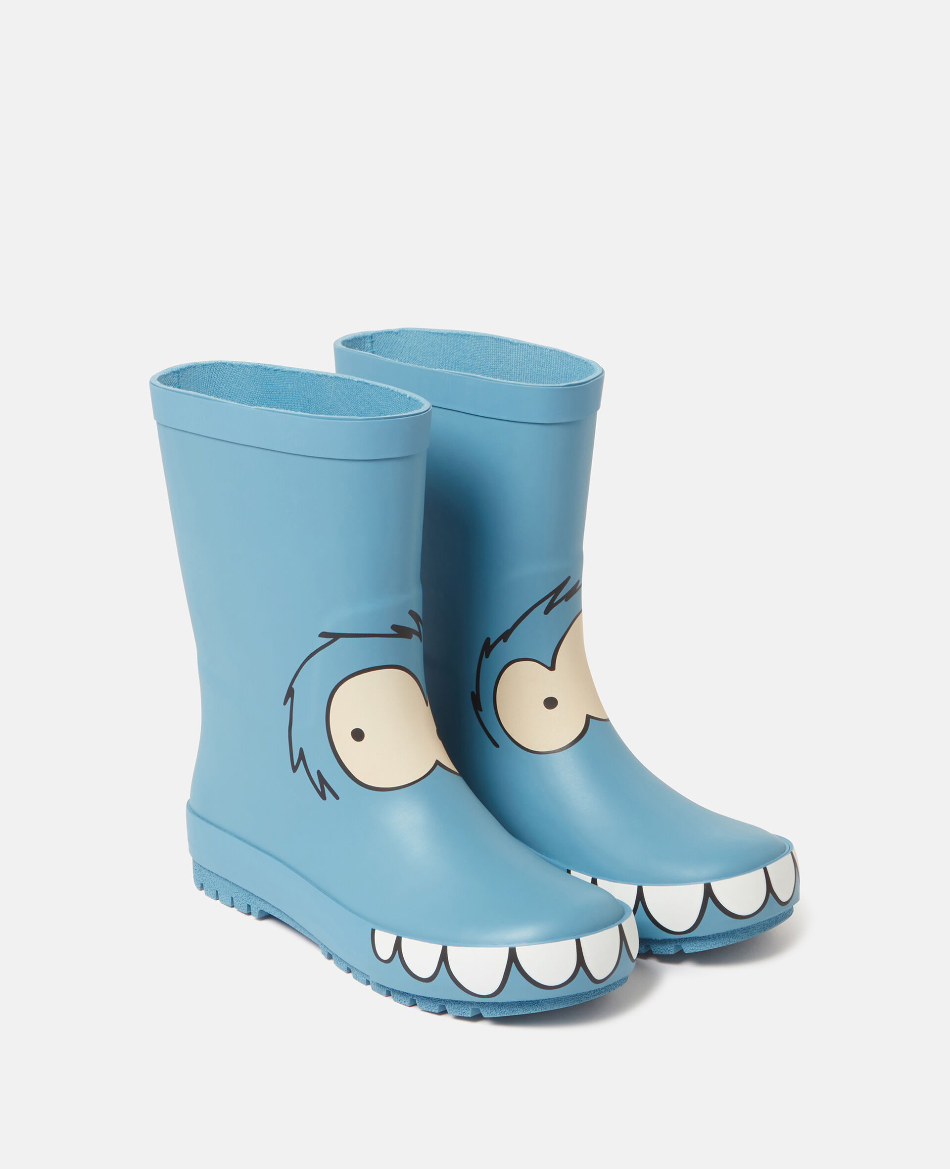 Monster Graphic Rainboots-Blue-medium Monster Graphic Rainboots-Blue-medium