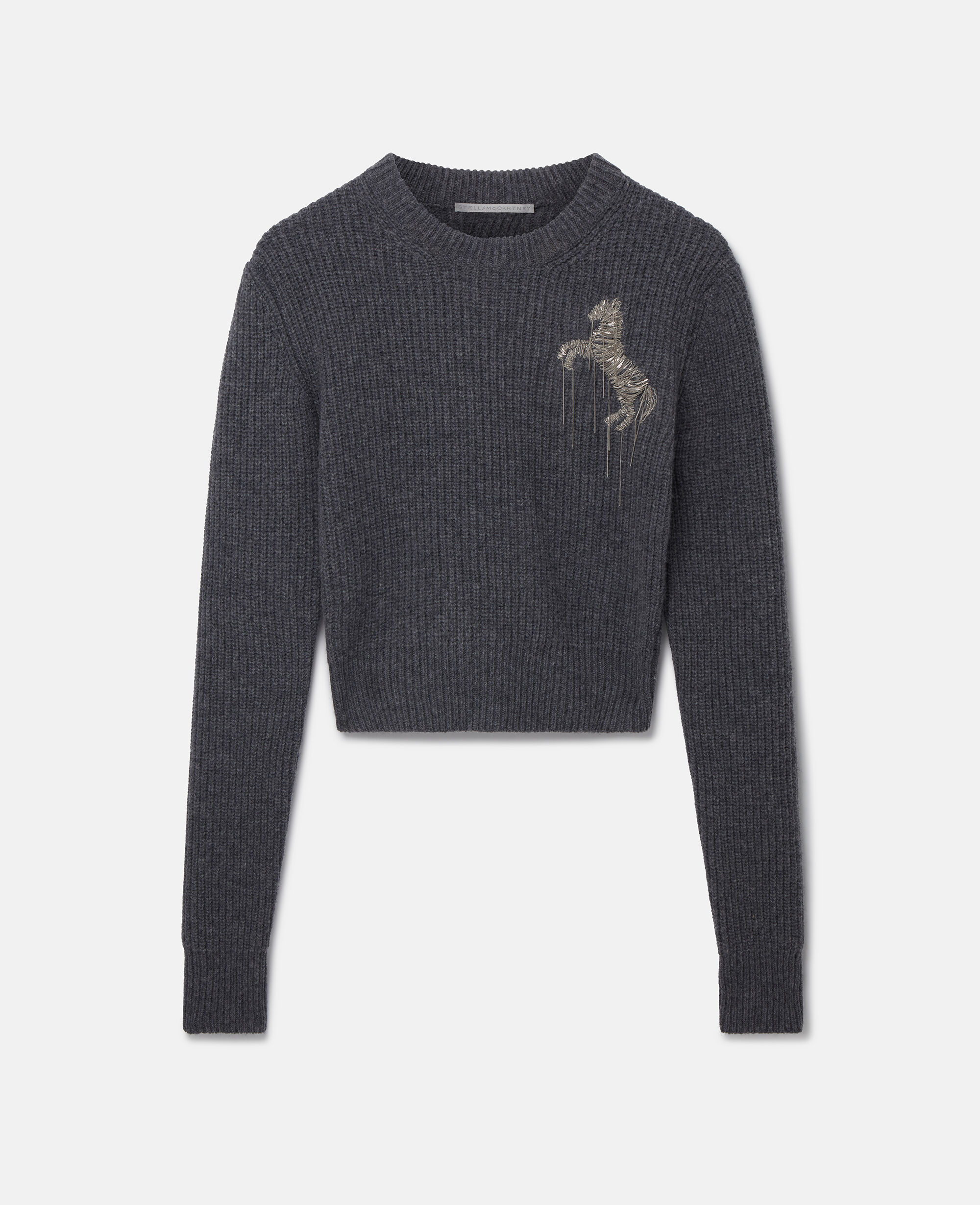Ralph Lauren Collection roll-neck cropped jumper - Black