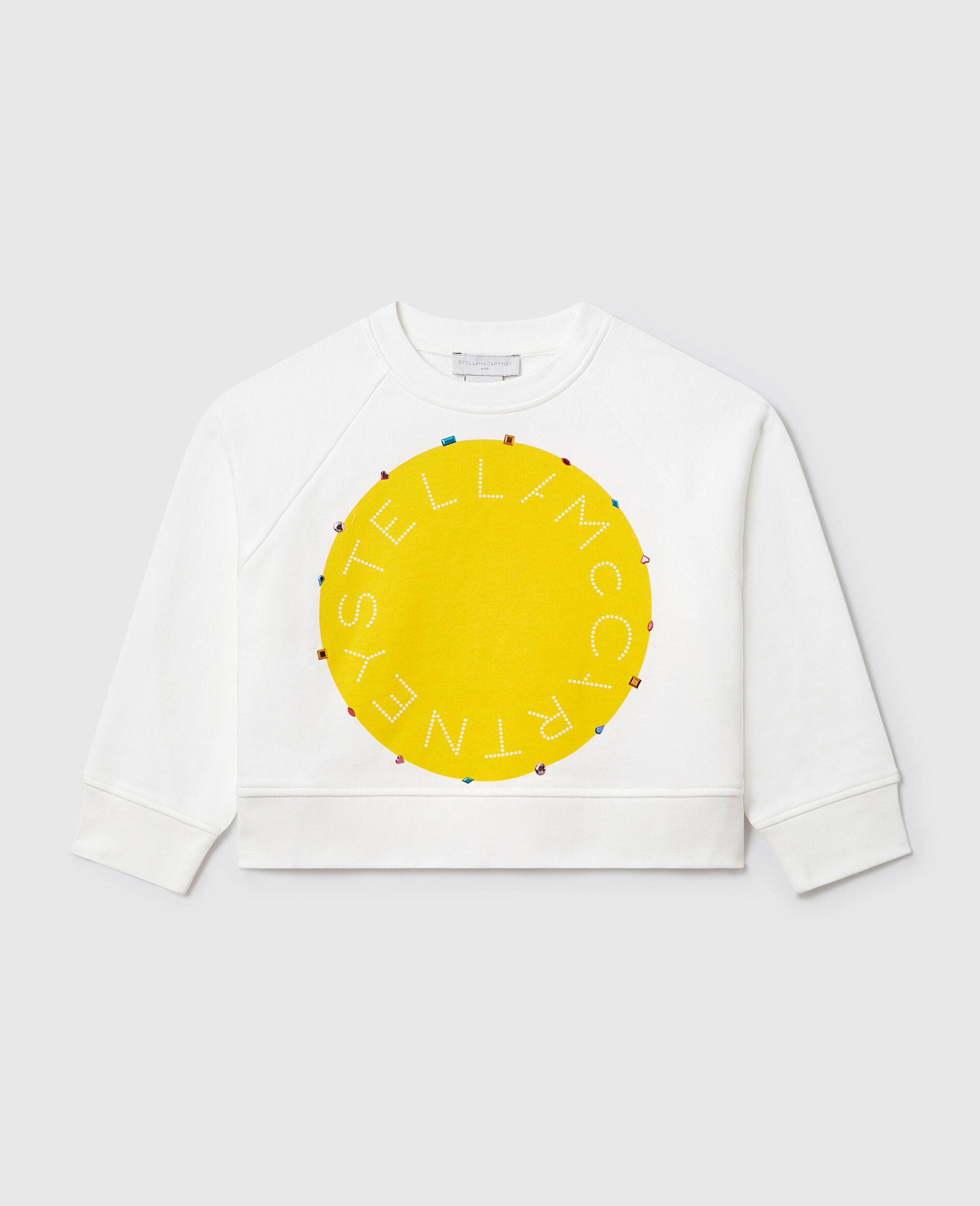 Logo Graphic Sweatshirt-Cream-large image number 0