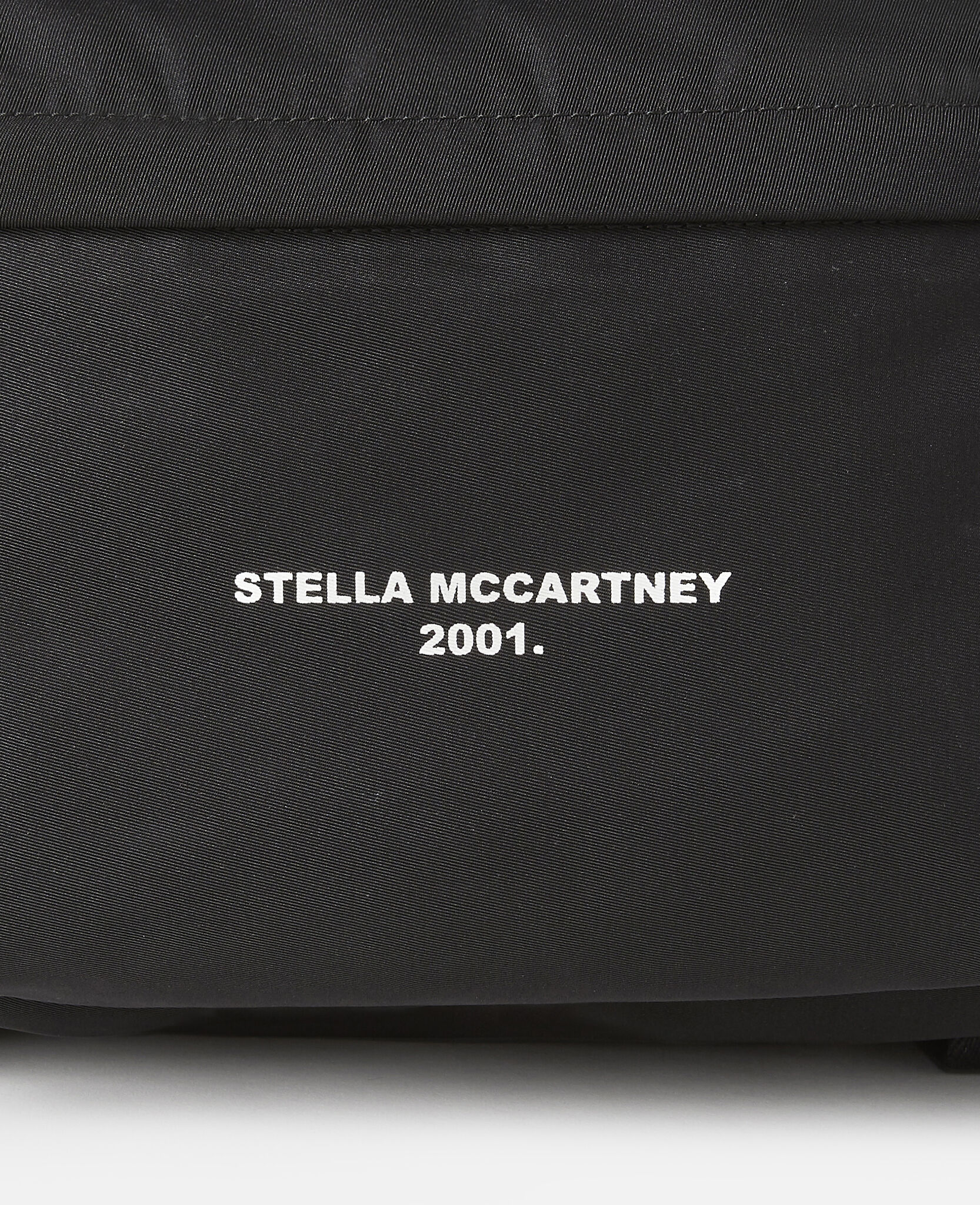 Women Black/White Falabella Logo Go Backpack | Stella