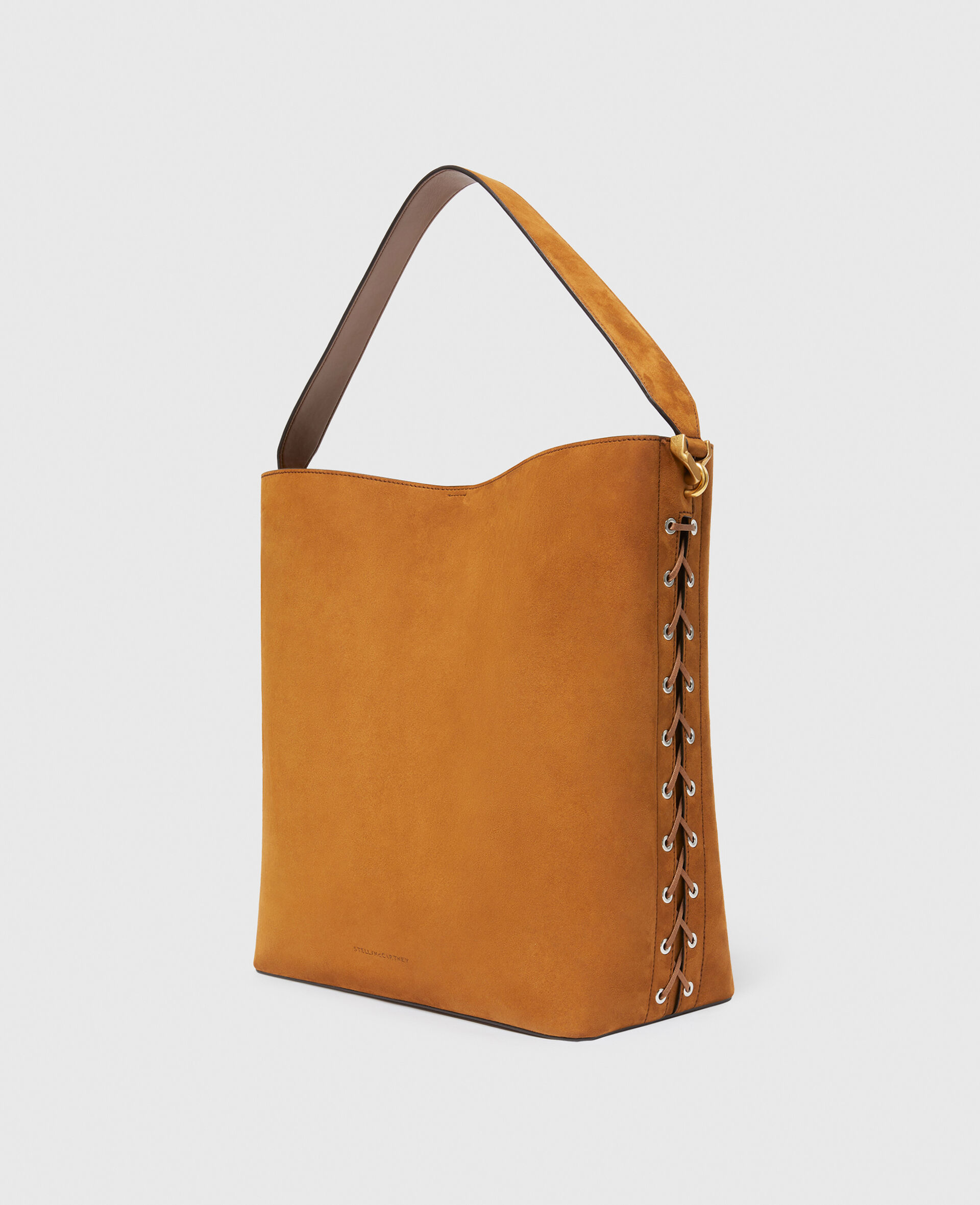 Cabas avec points de surjet Frayme-Marron-large image number 2