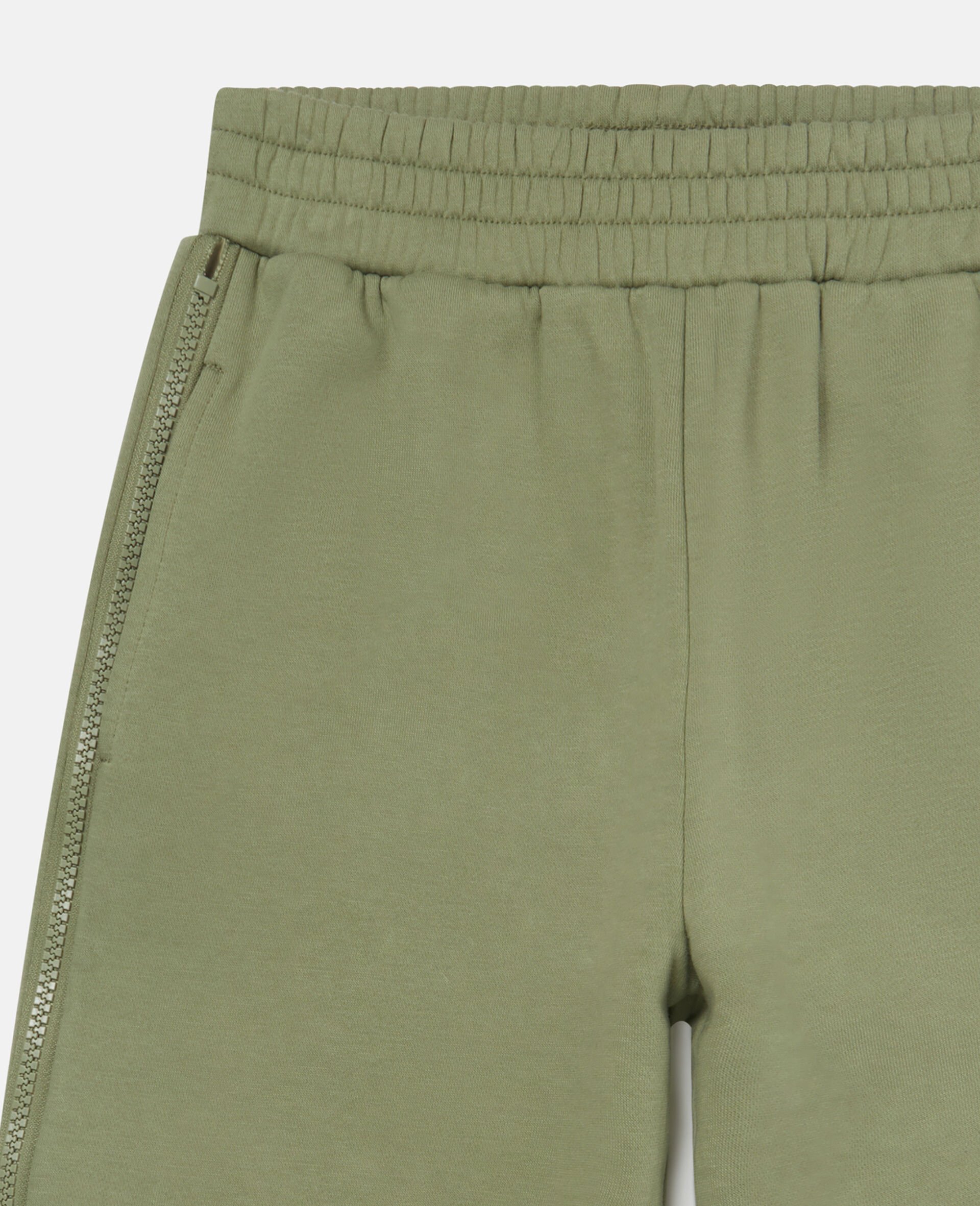 Logo Medallion Drawstring Sweatpants-Green-medium Logo Medallion Drawstring Sweatpants-Green-medium