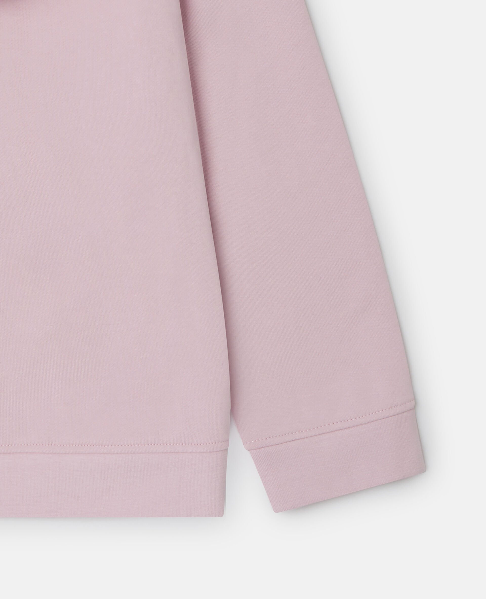 Logo Graphic Embroidered Hoodie-Purple-large image number 3